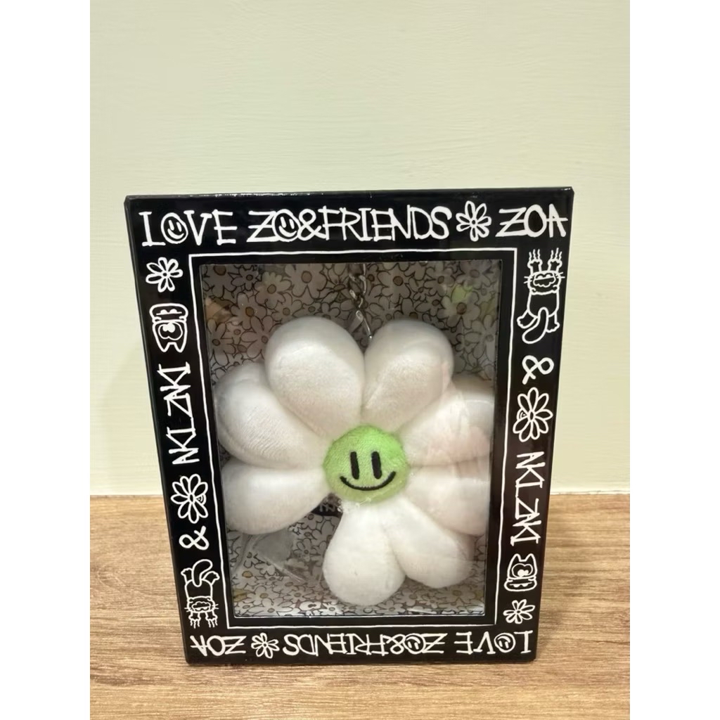 GD Zo&Friends A&ne 白色雛菊鑰匙圈
