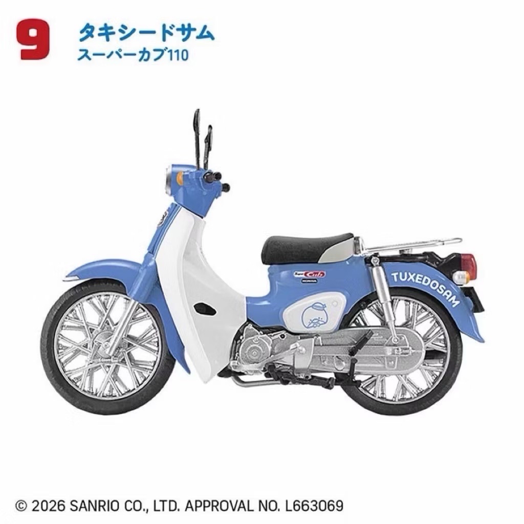 三麗鷗HONDA SUPERCUB1/24 山姆企鵝