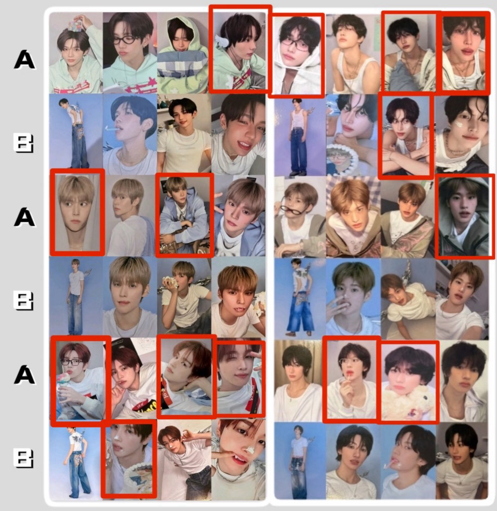 年曆後續隨機卡(彬自拍最後出)