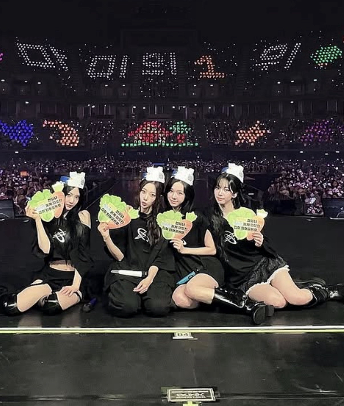 aespa三巡 泰國入場禮 蘿蔔手幅+頭套 演唱會海報