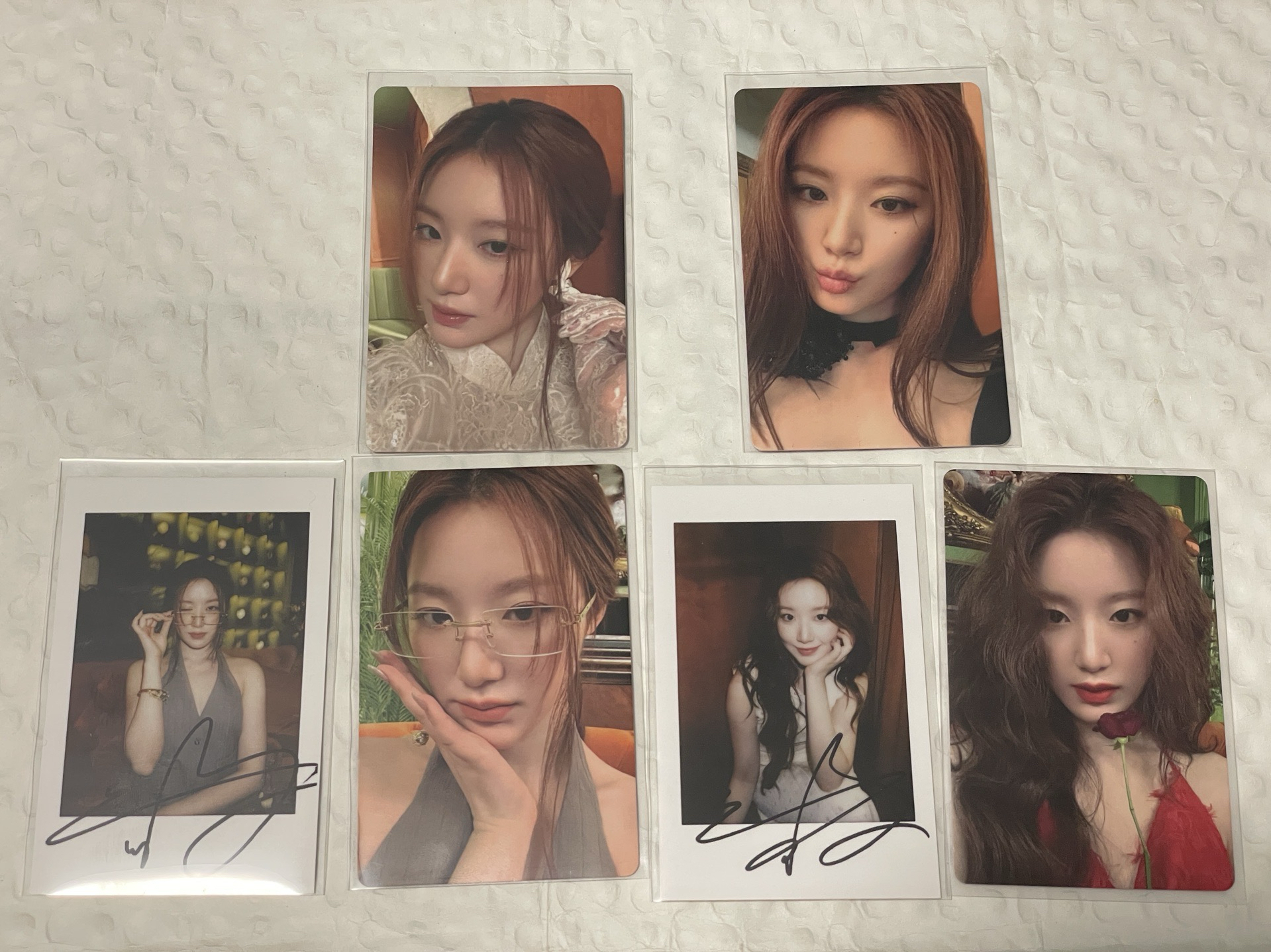 舒華 潮漫 雜誌小卡拍立得 中文卡背 一套6張