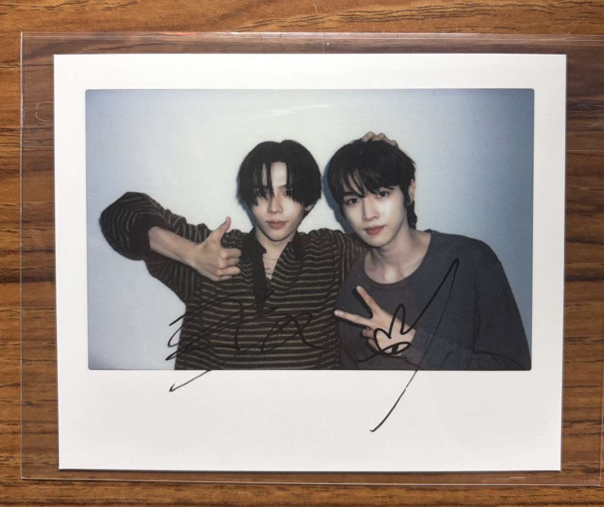 ms香港合影 橙子醬拍立得