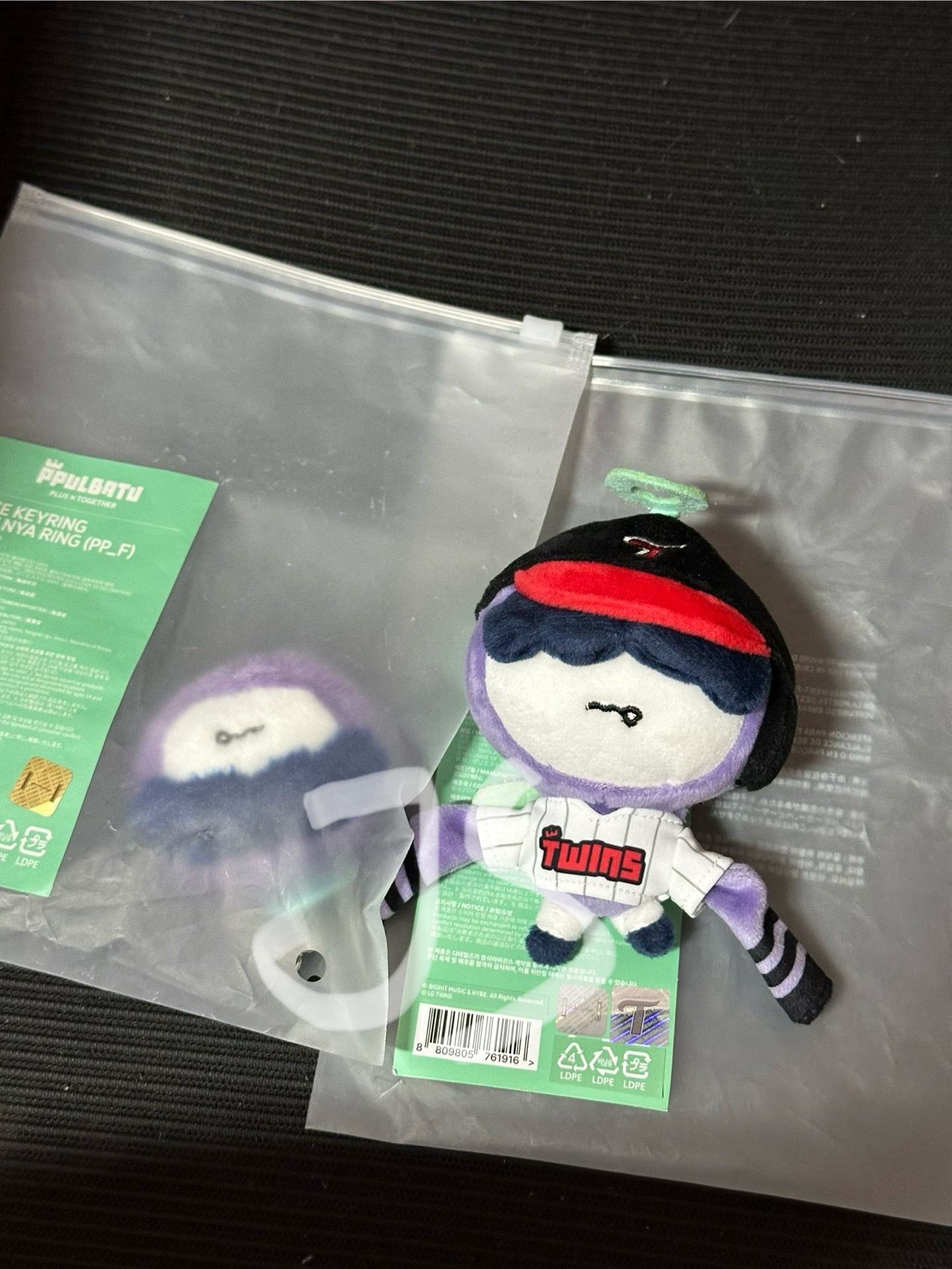 LG TWINS棒球寧+大頭寧