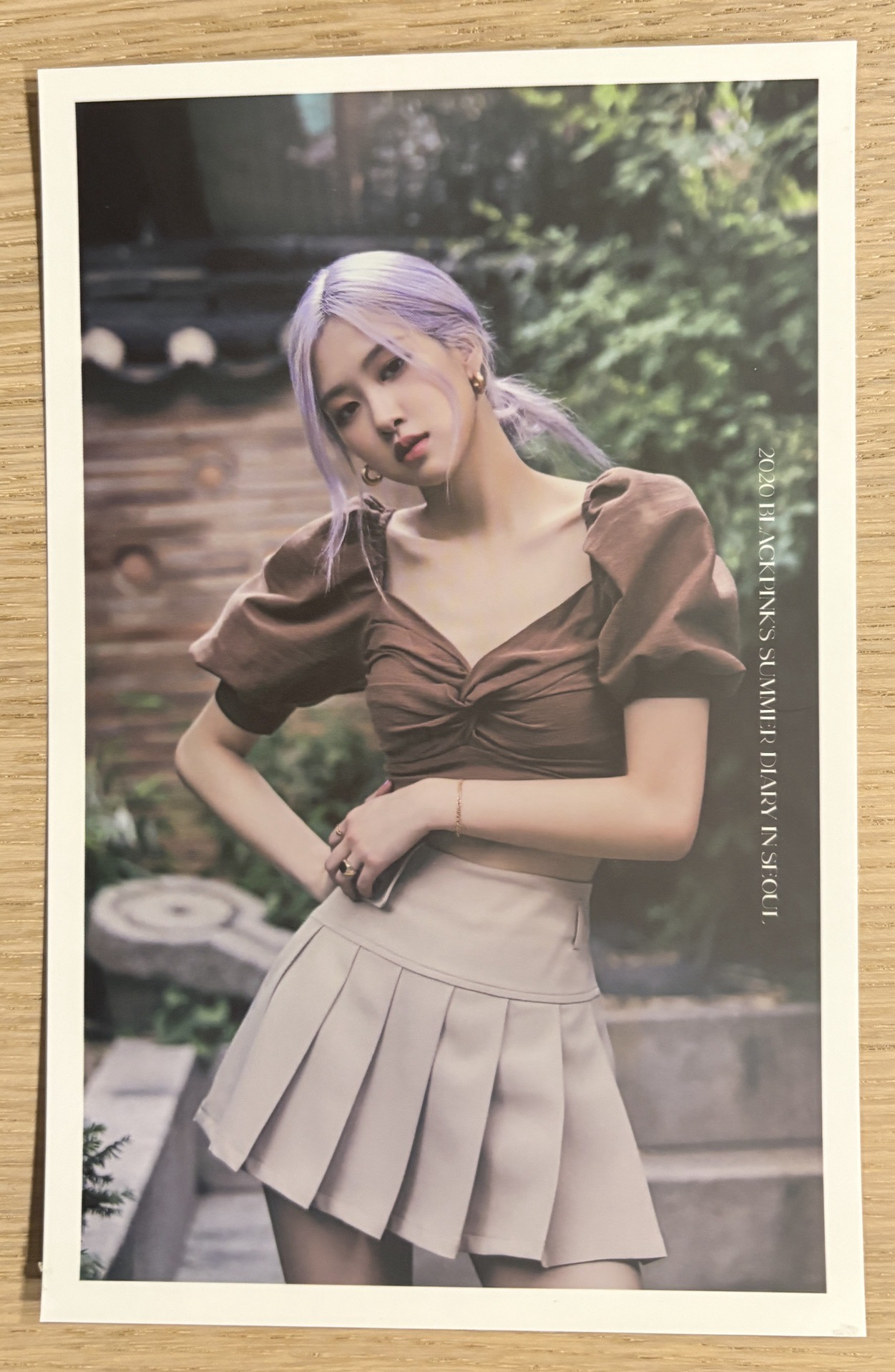 Rosé夏日日記絕版稀有明信片