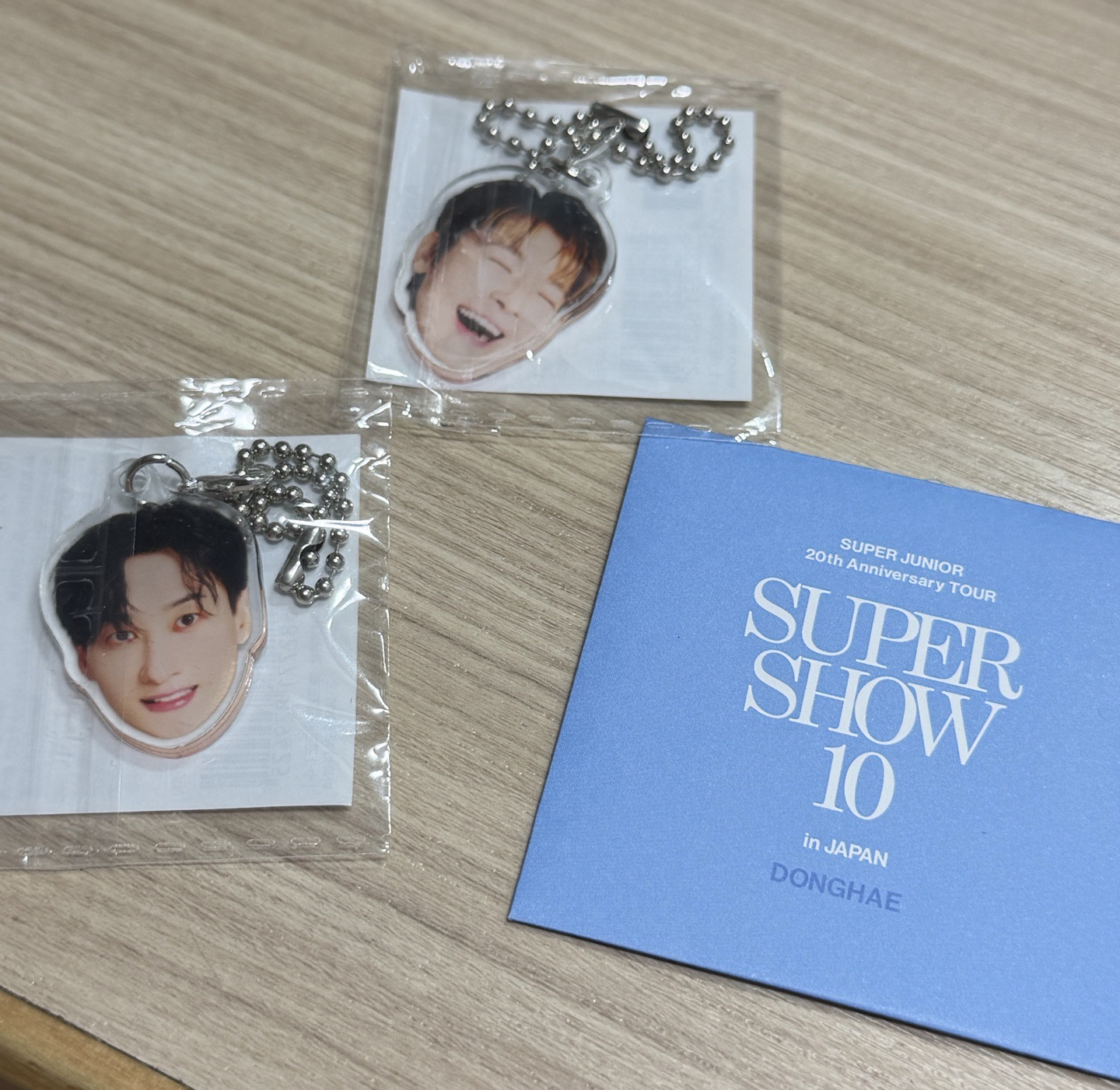 SJ SS10日本場週扭蛋 赫海 吊飾 證件照 滿額卡