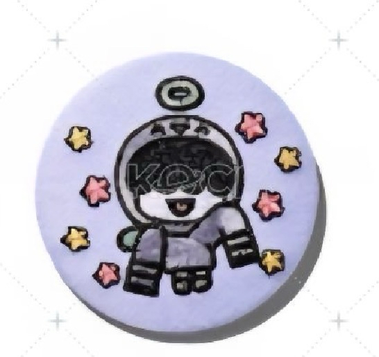 哼呀寧 FINDING MOA 徽章 