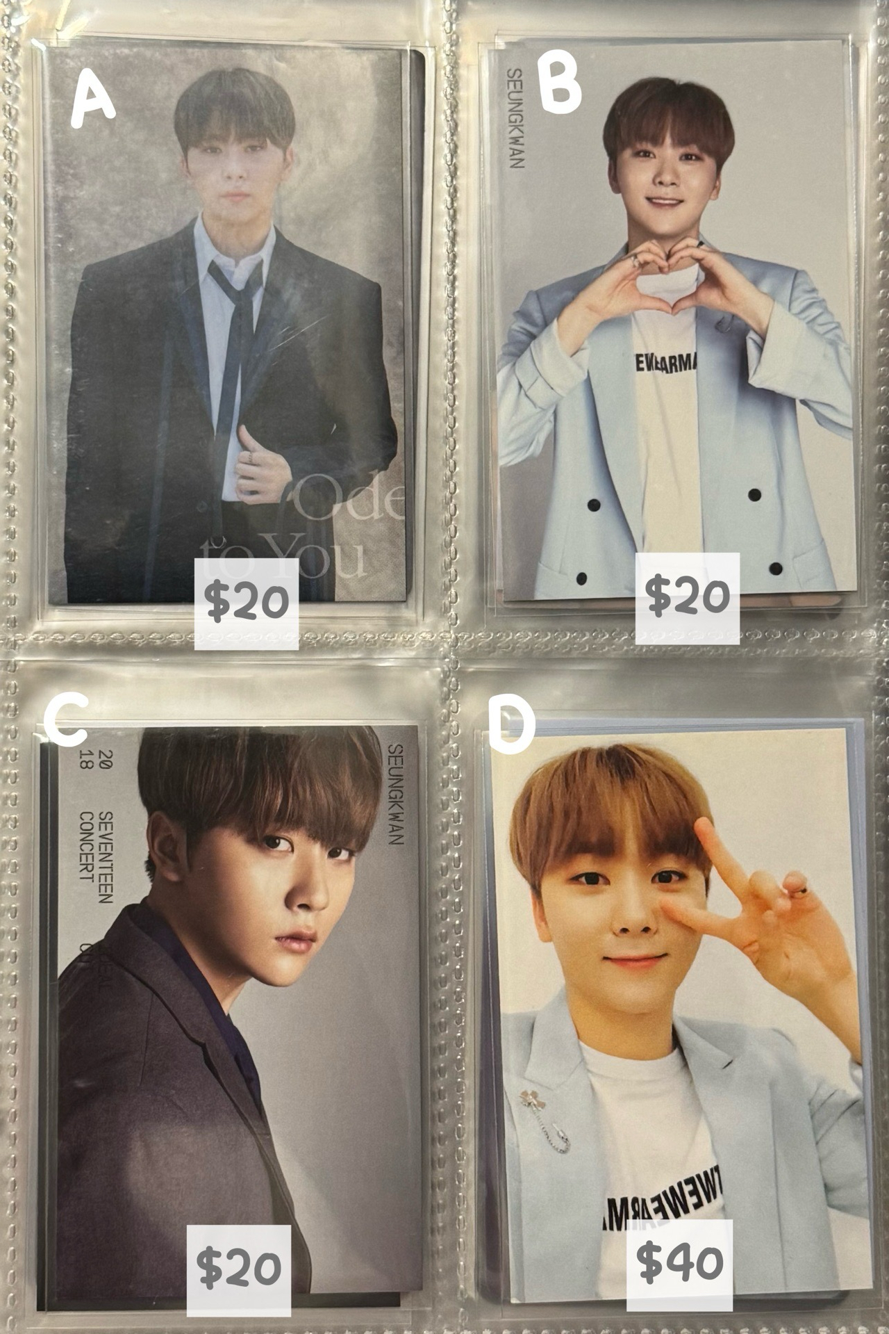 可當綁｜勝寛 演唱會小卡｜ode to you oty ideal cut