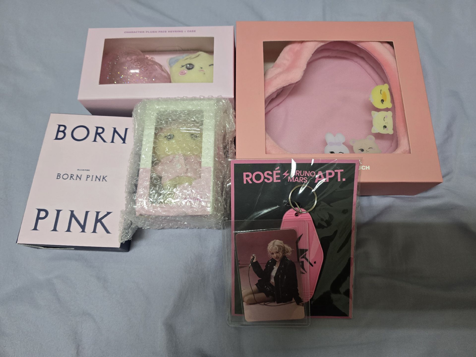 Blackpink Rose 睡衣肉與大頭殻吊飾5件組  不拆售