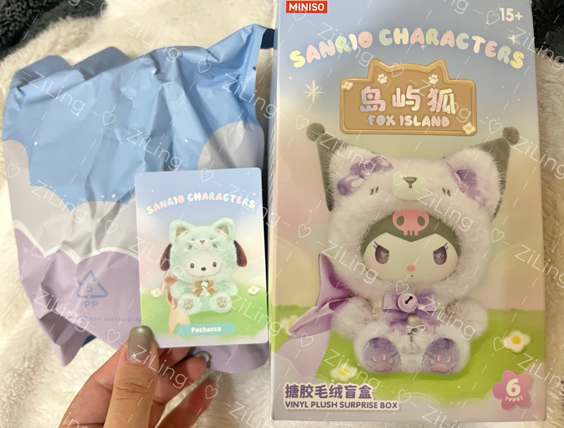 三麗鷗島嶼狐系列+寶石之森系列 帕恰狗