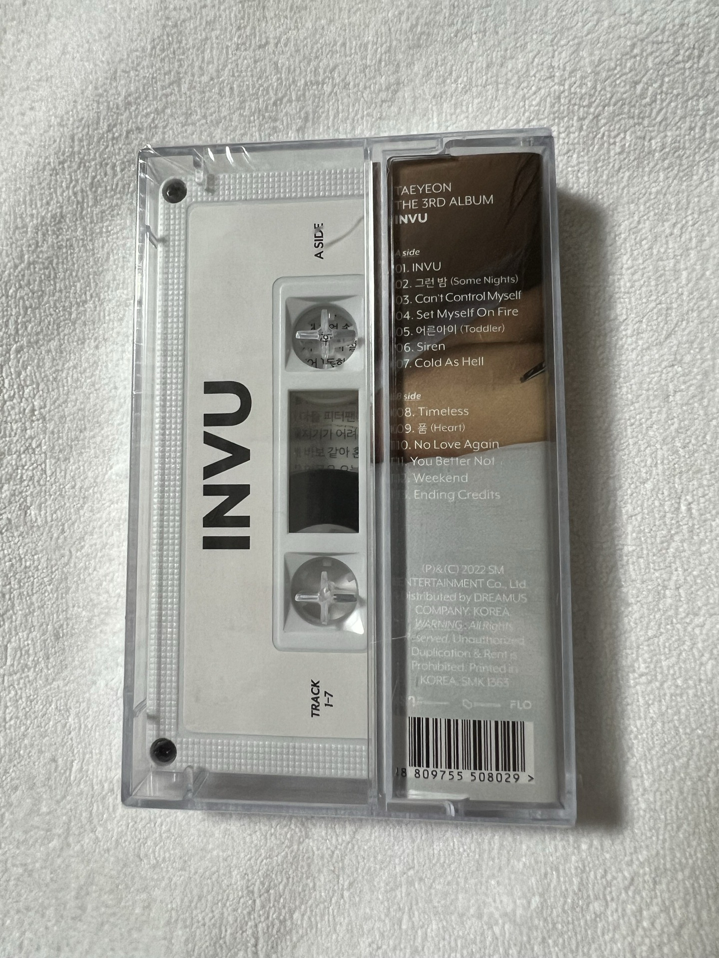 太妍 INVU卡帶 未拆