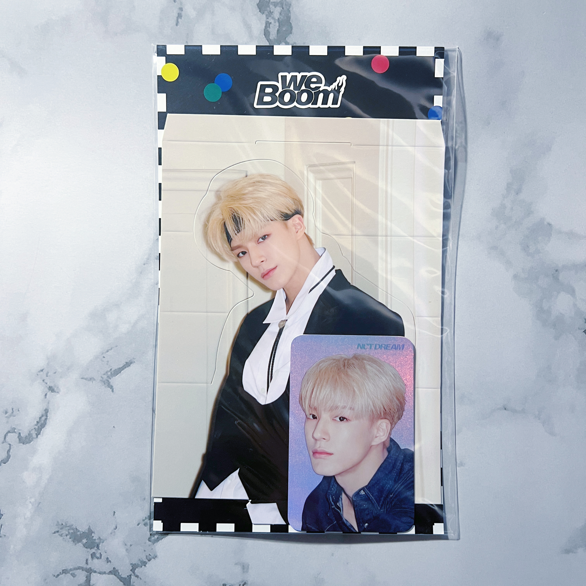 現貨 全新未拆 JENO WE BOOM 立牌閃卡組 NCT DREAM 李帝努