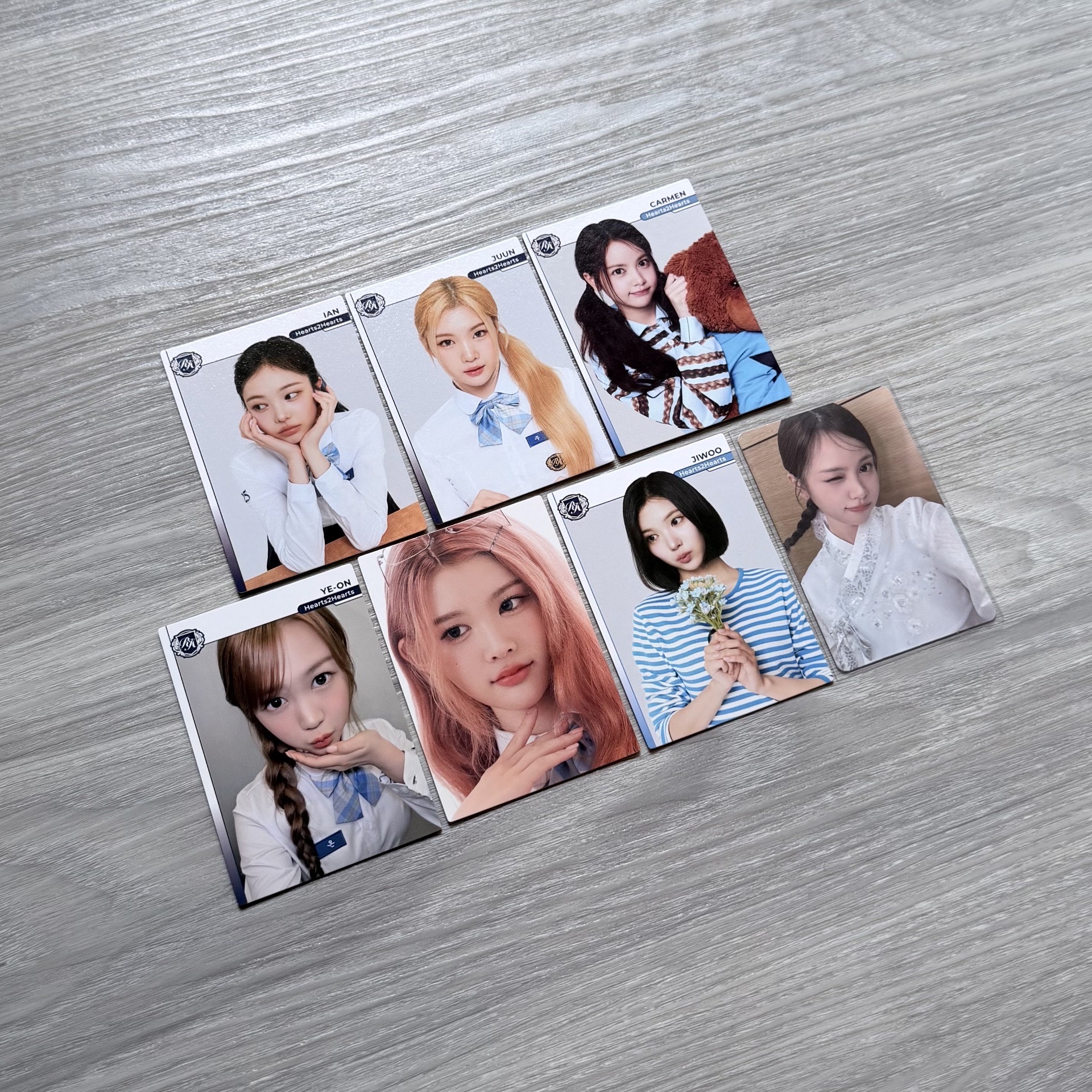 Hearts2Hearts teleca/特典卡/韓服