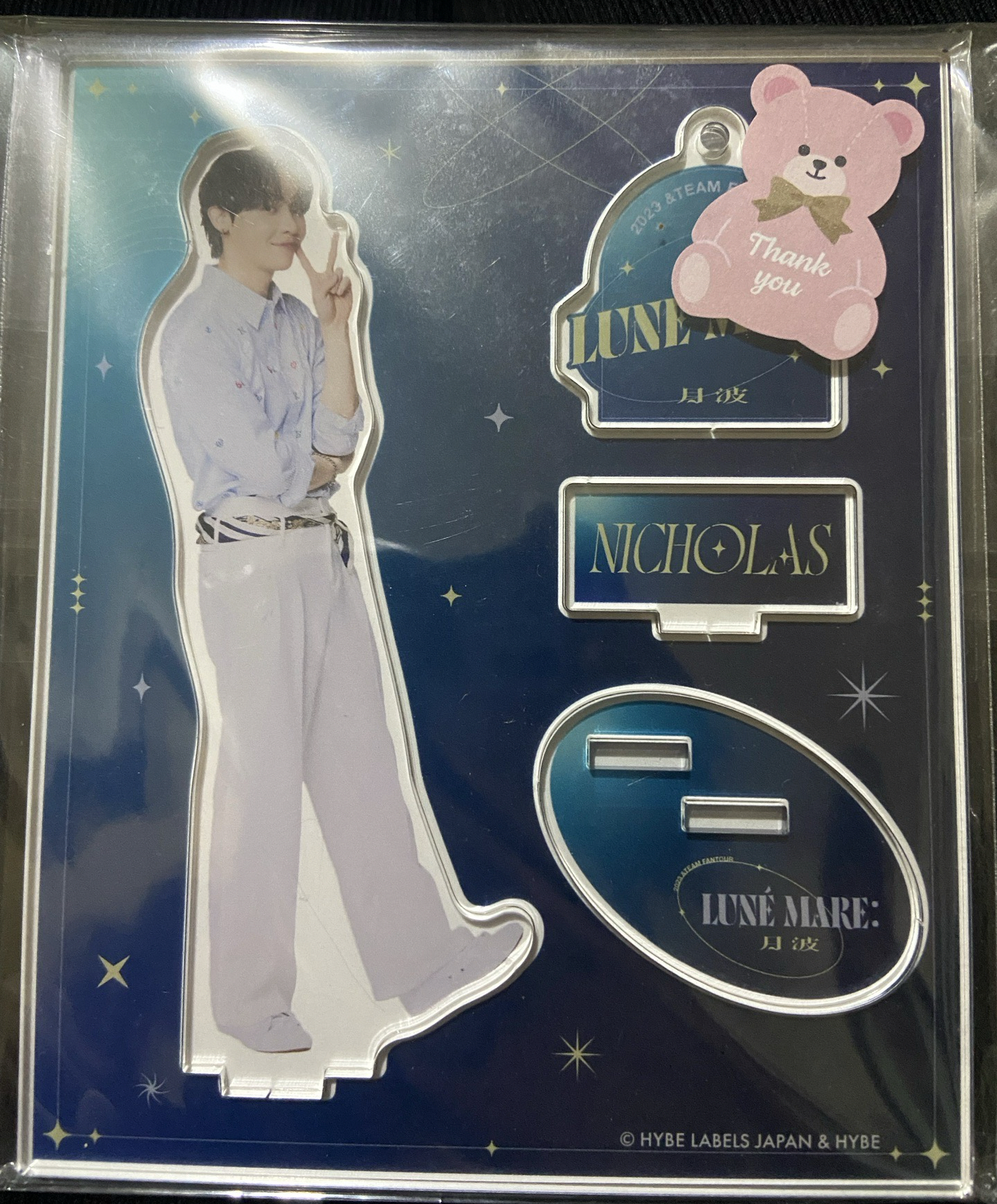 &team Nicholas 立牌