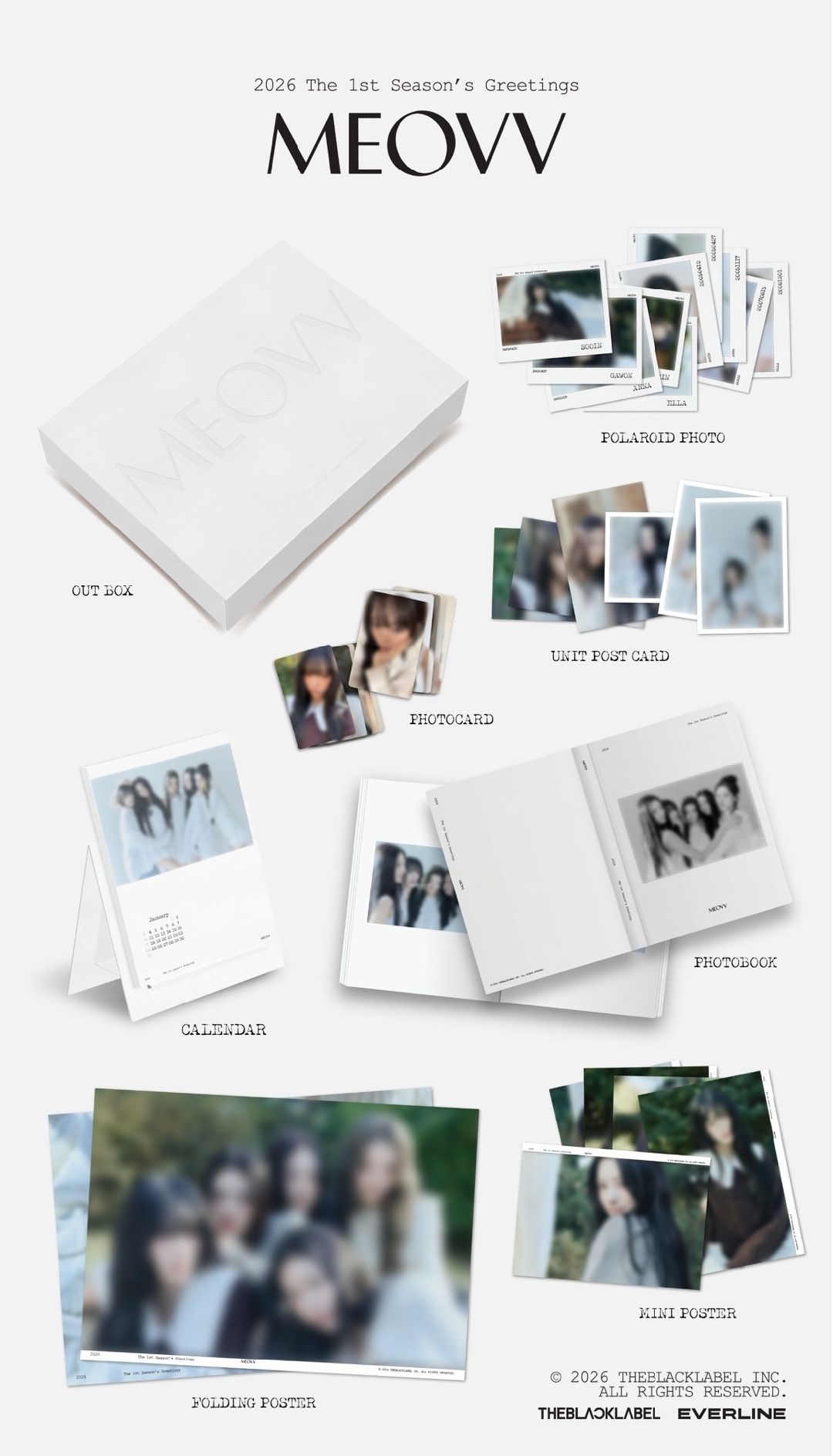 “現貨” MEOVV 2026年曆