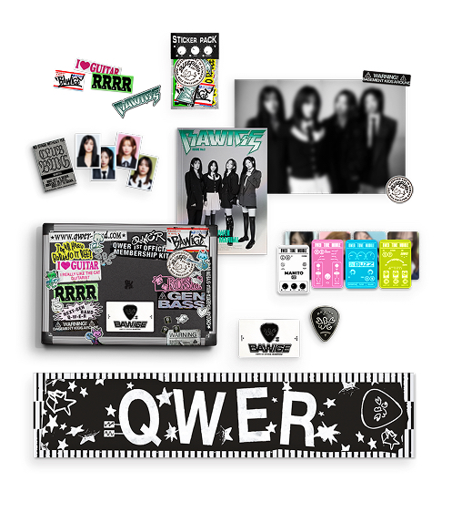 QWER一期會員禮（不含會員卡）
