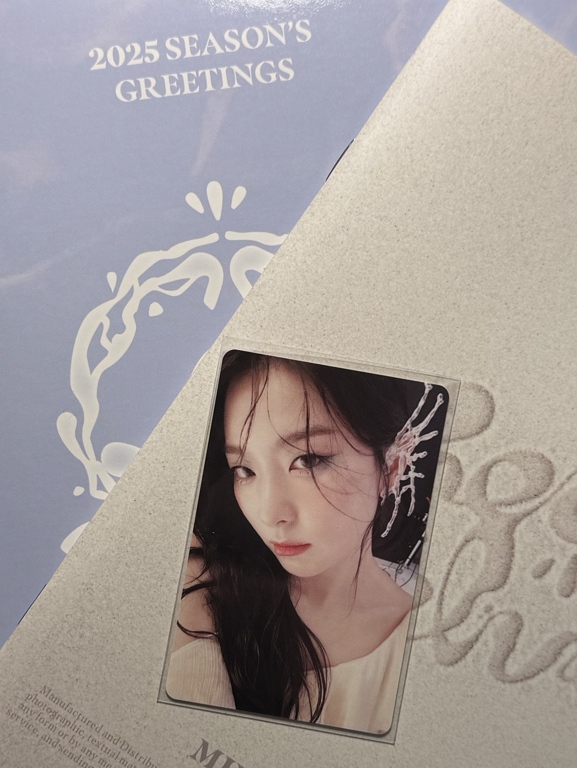 SEULGI 2025年曆卡