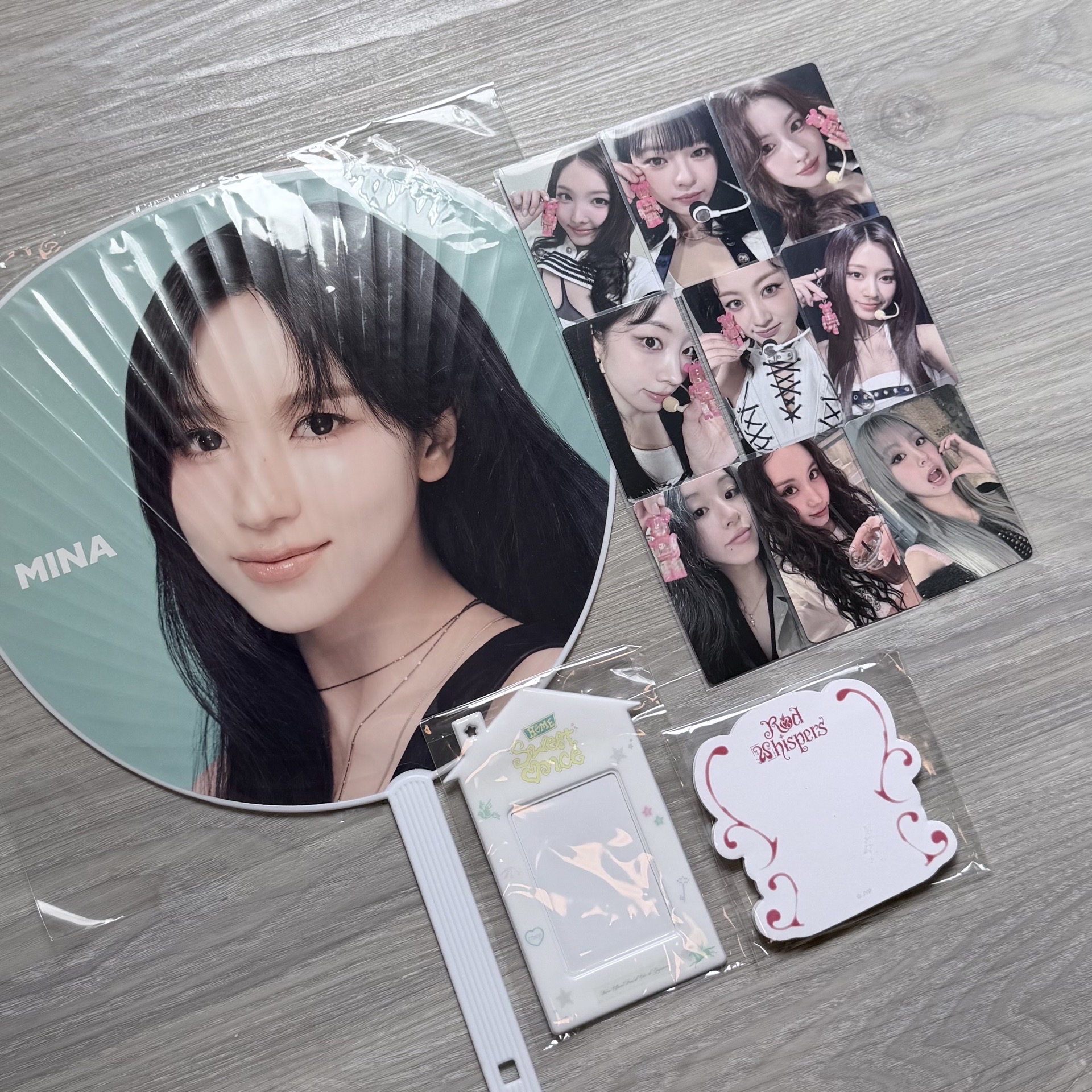 TWICE 扇子/小卡/特典