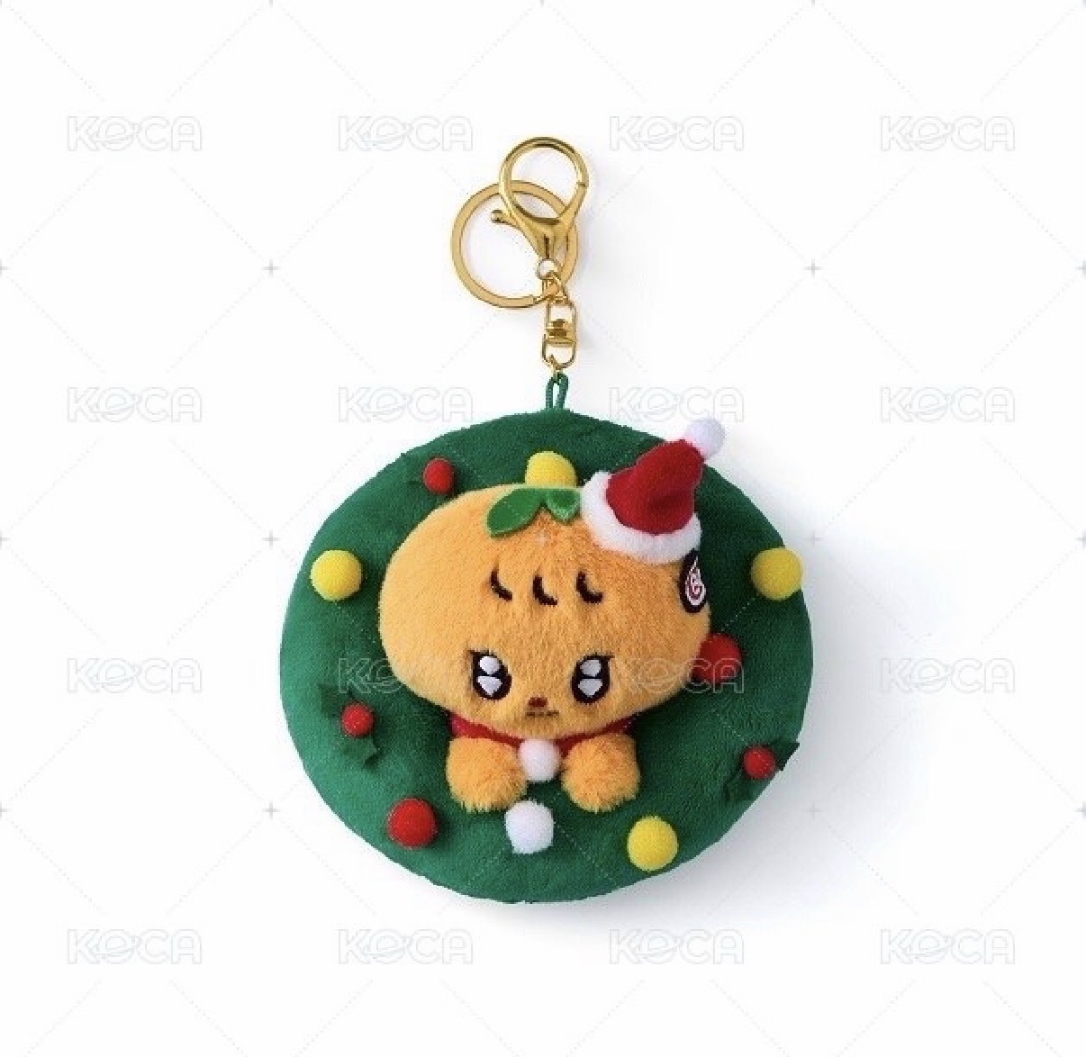 寛 聖誕MINITEEN 鑰匙圈吊飾 花圈吊飾娃