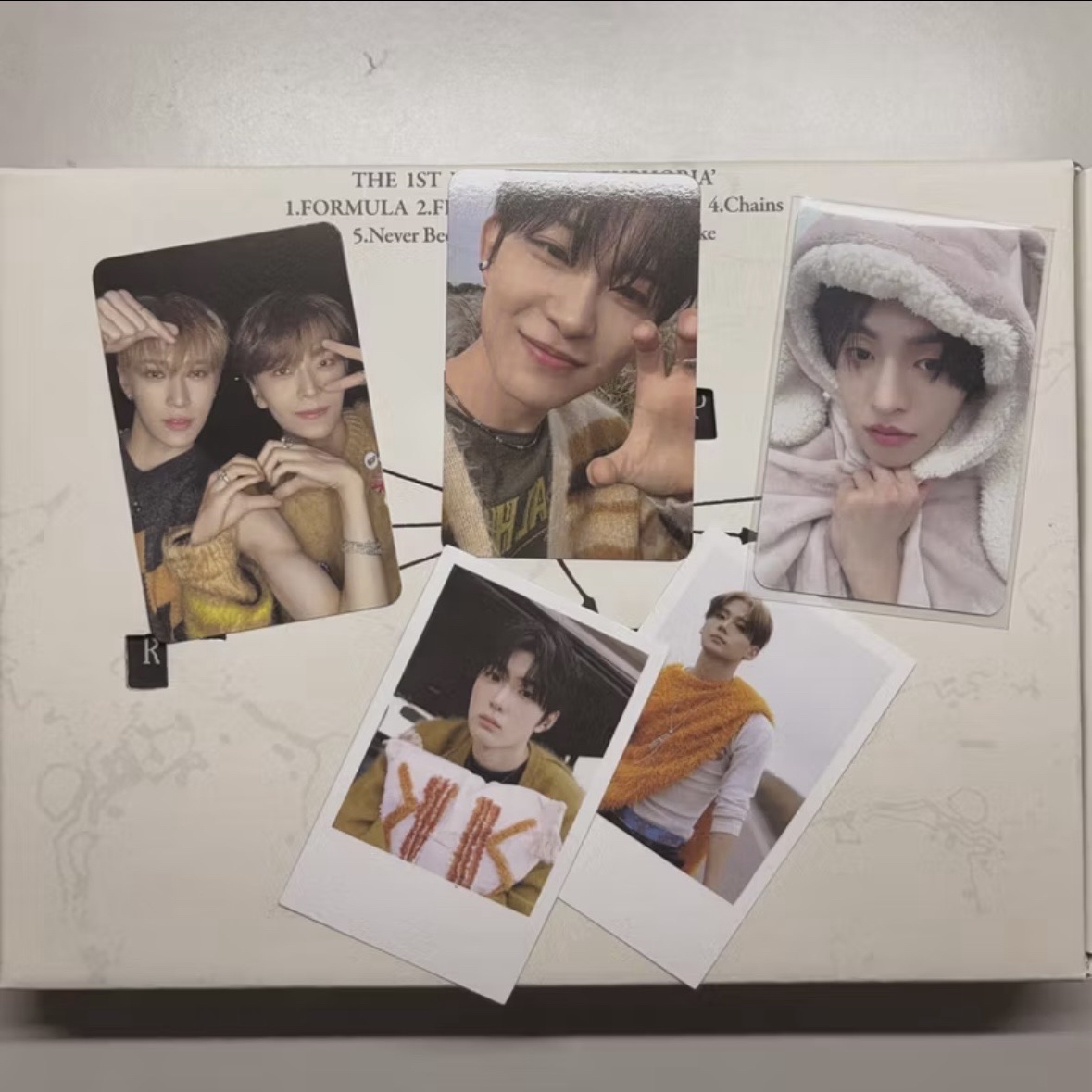 ALD1 1ST MINI ALBUM EUPHORIA專輯特典小卡MS通路李理悟李相沅張家豪賀鑫隆金虔佑鄭相炫