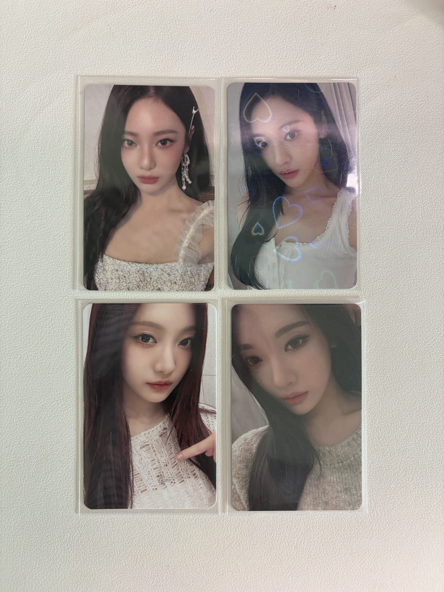 五星+項鍊+kms+ia閃卡 白色系寧寧 整圖不拆