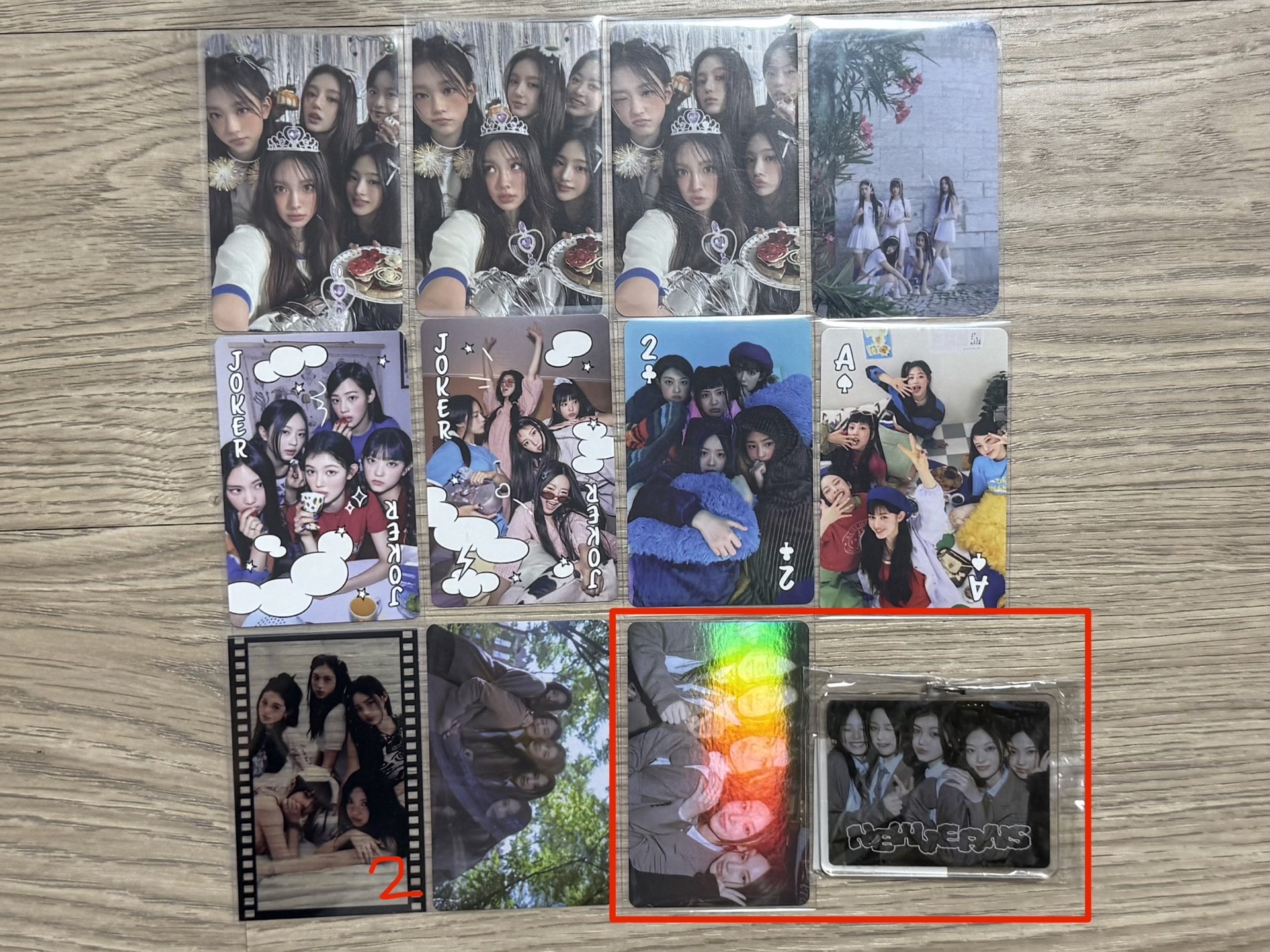 NewJeans 團卡盤/日咖團卡