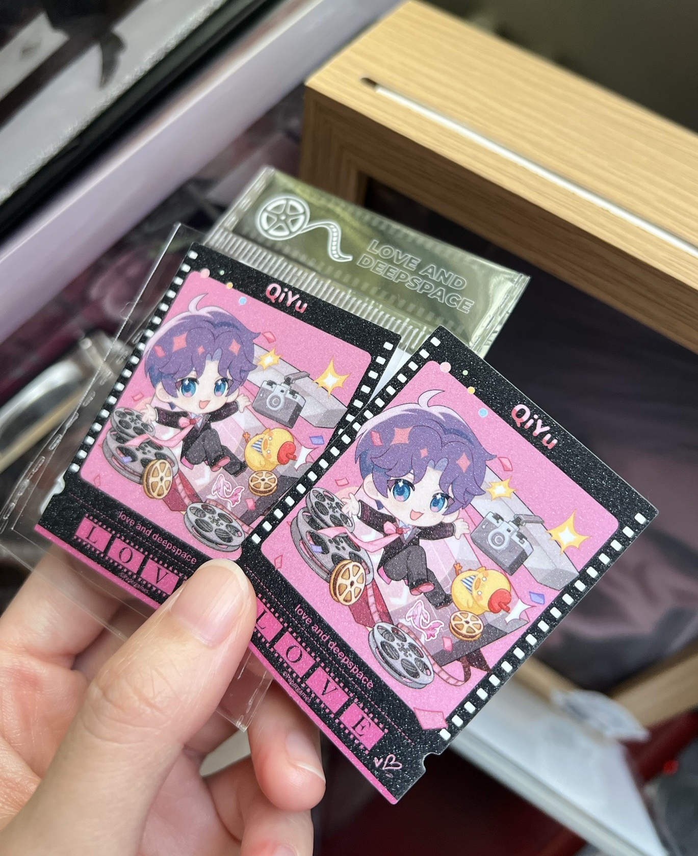 ［現貨］🐟祁煜萬達聯名鐳射票卡組（全新）+滿額貼紙2張（有原包）