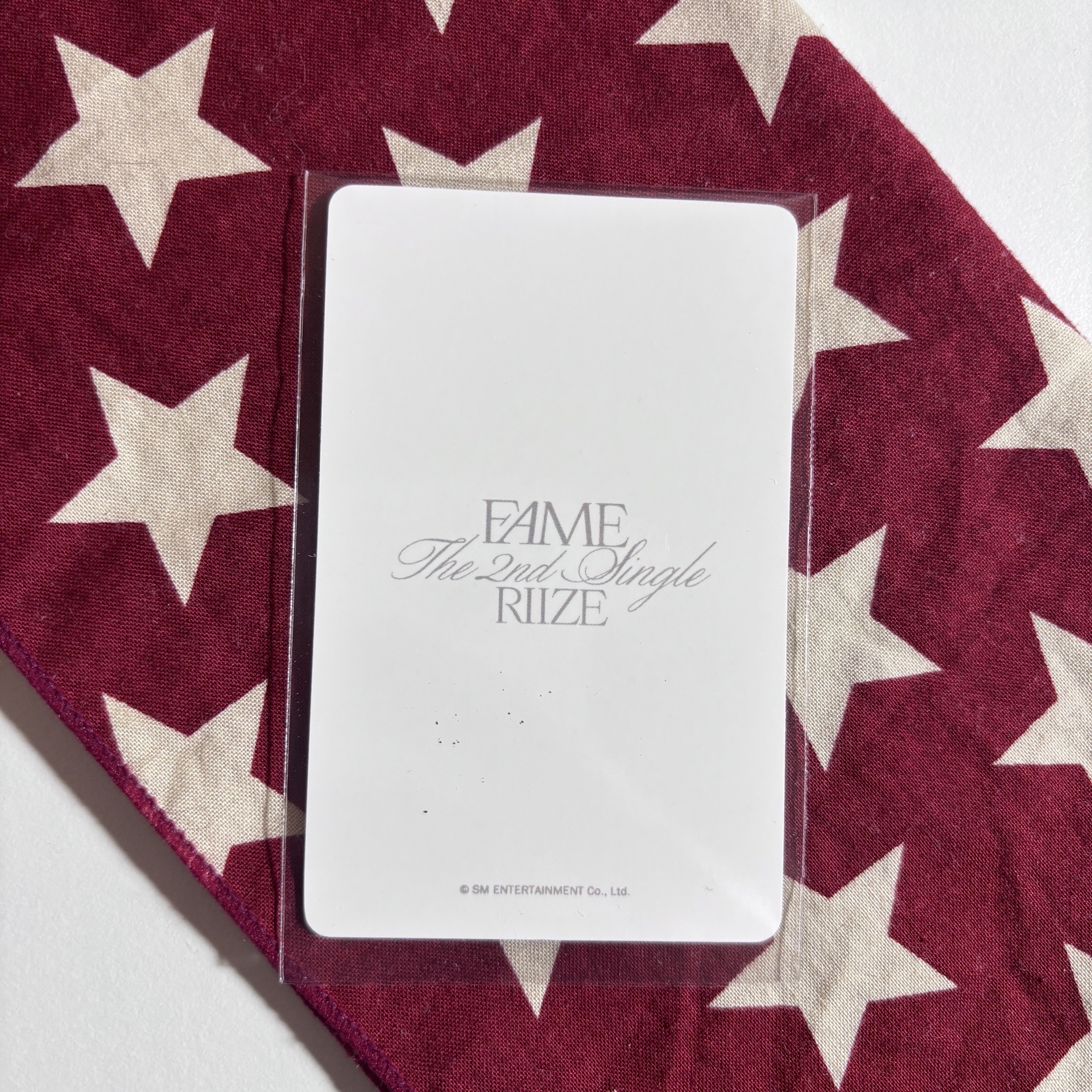  ﾟ𖤐.⋆﻿Fame kms預售 團卡 ⋆.˚⊹⁺