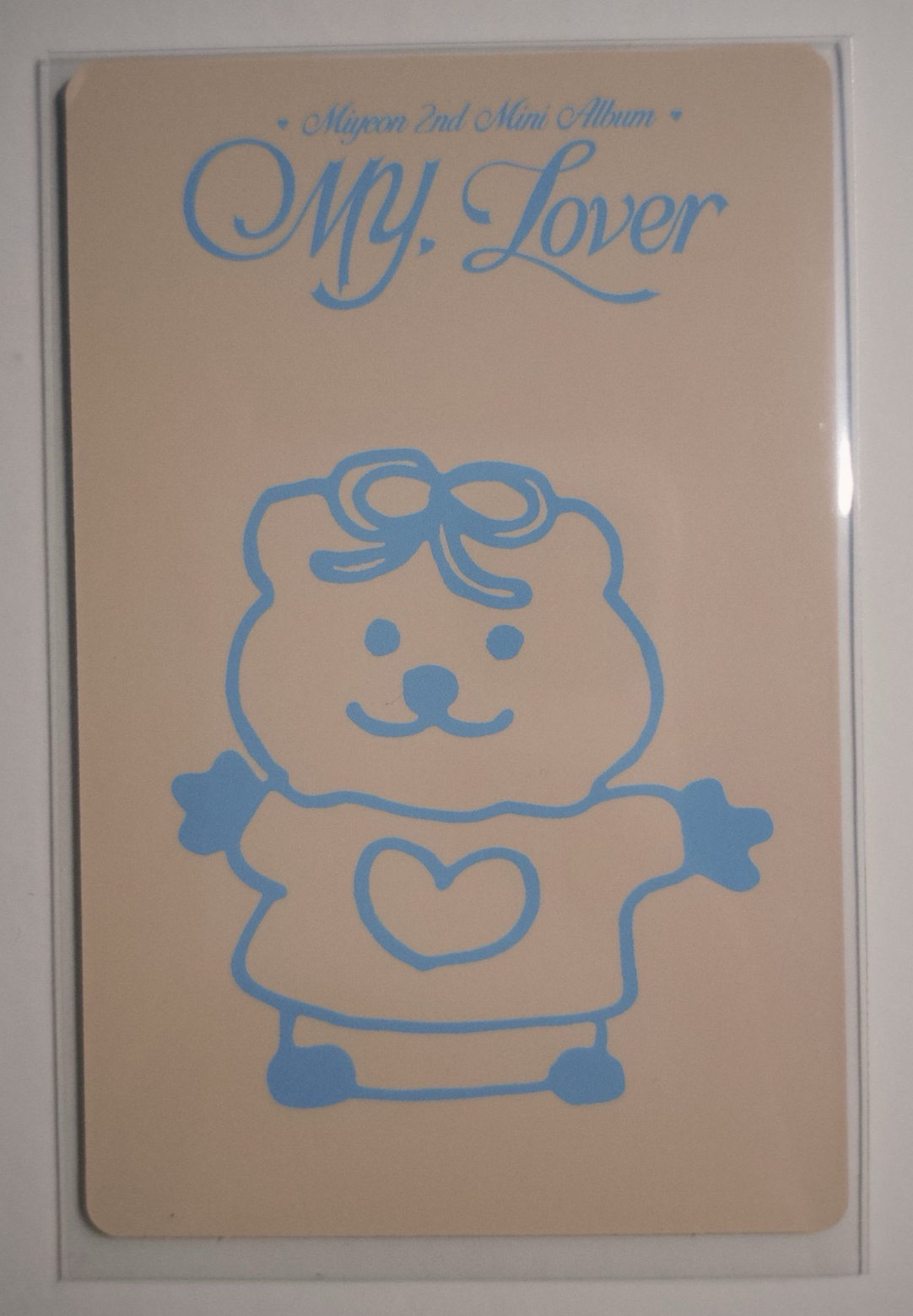 MY, Lover 專輯卡 