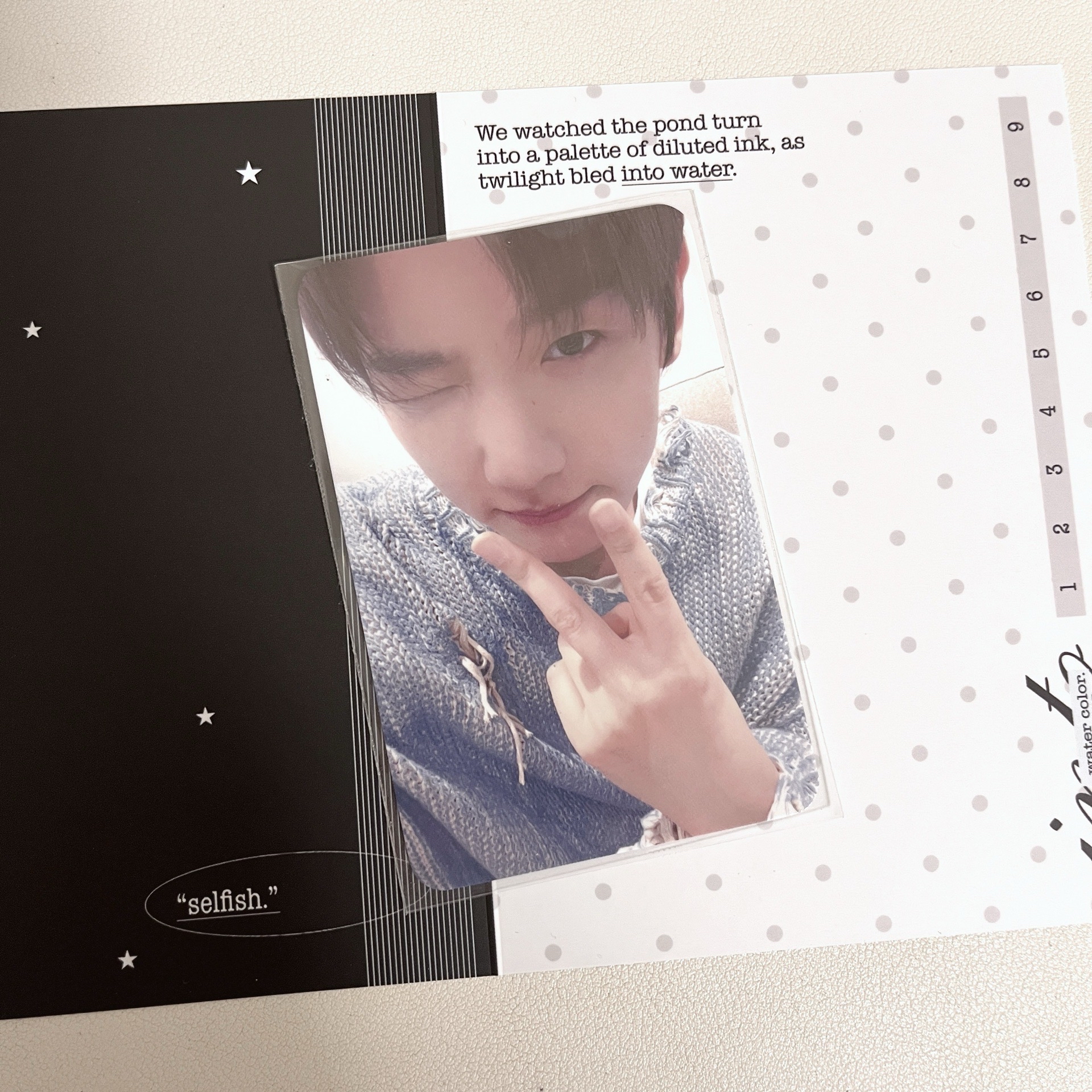 邊伯賢 2024亞巡 台北場入場小卡