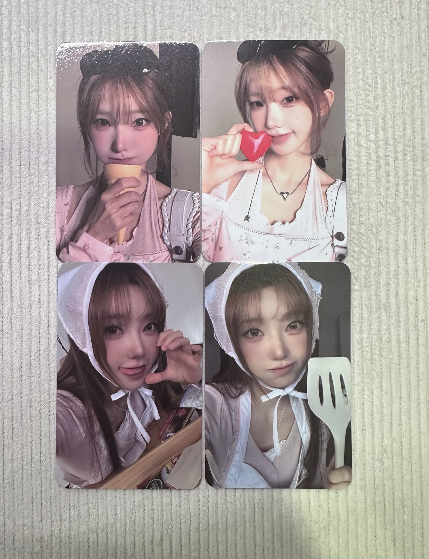 (現貨）韓安卡包卡 MAGENTA一套