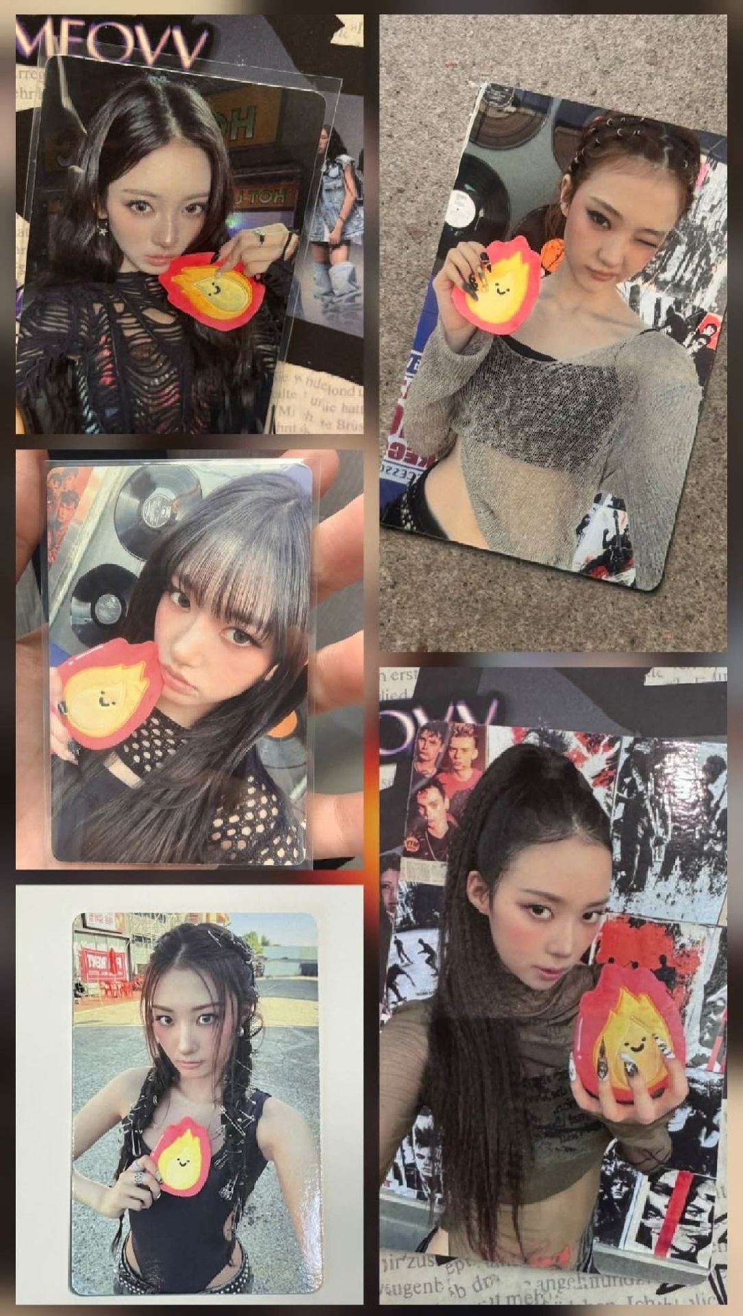 BURNING UP 第一週 打歌卡 