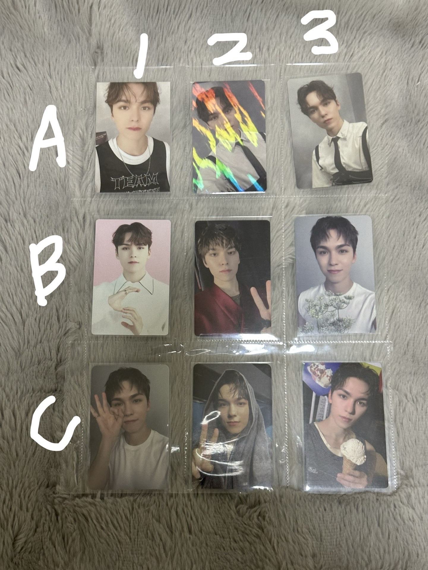 SEVENTEEN 率 卡區