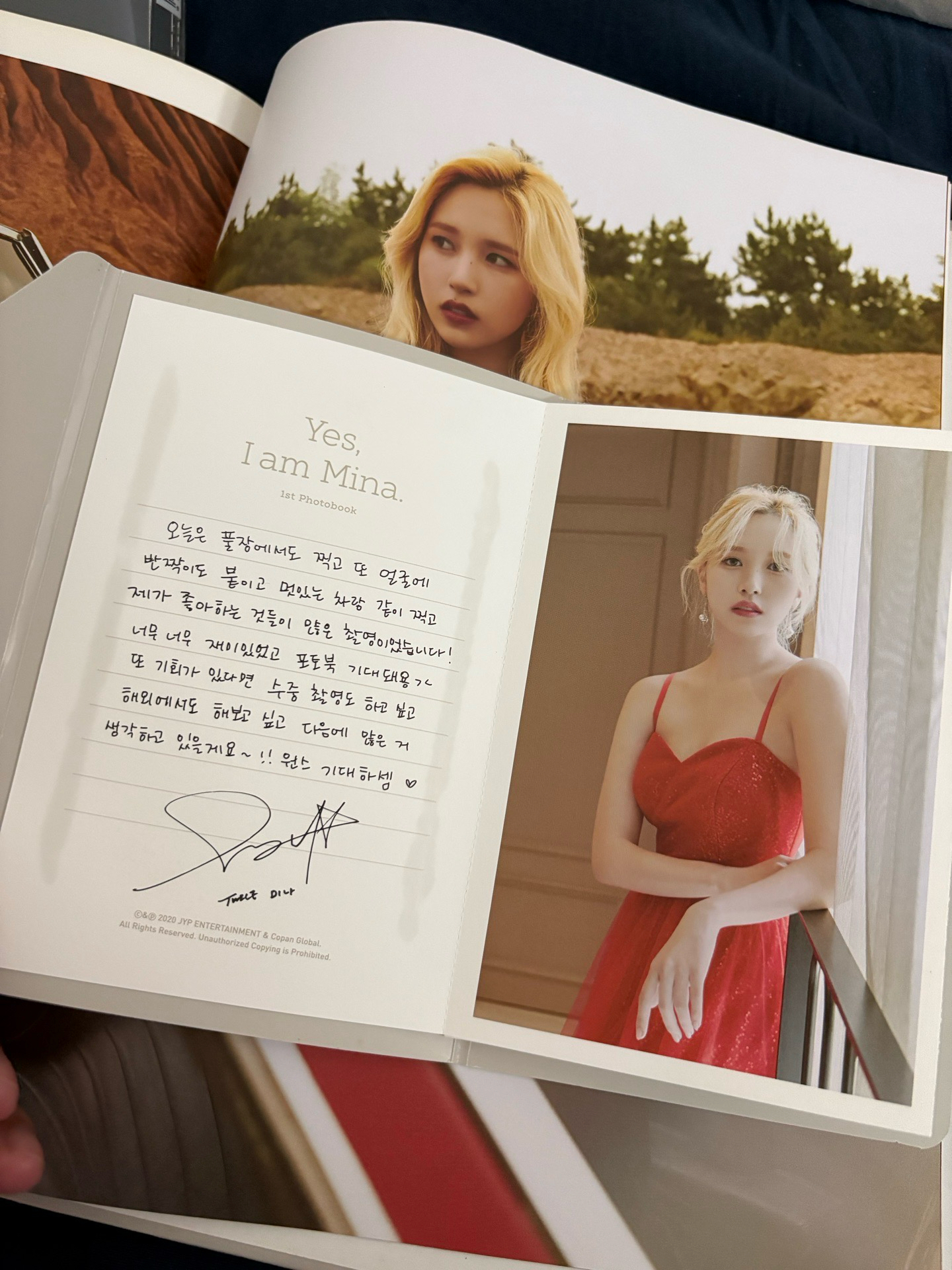 Yes I’m Mina 1st Photobook
