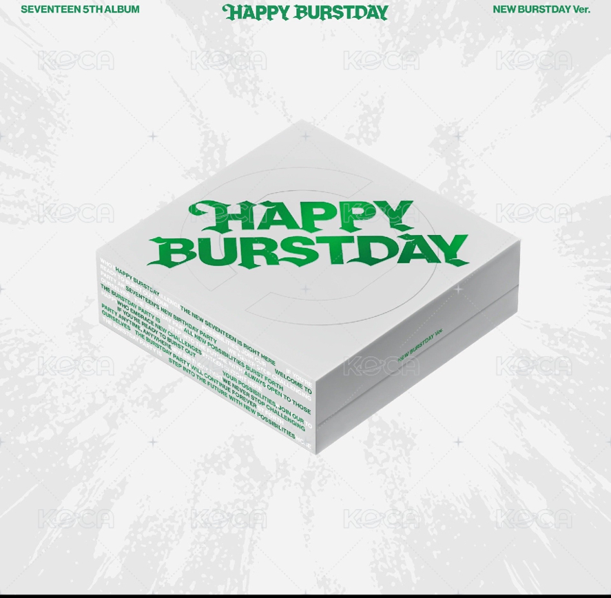Seventeen 正規五 專輯 Happy Burstday