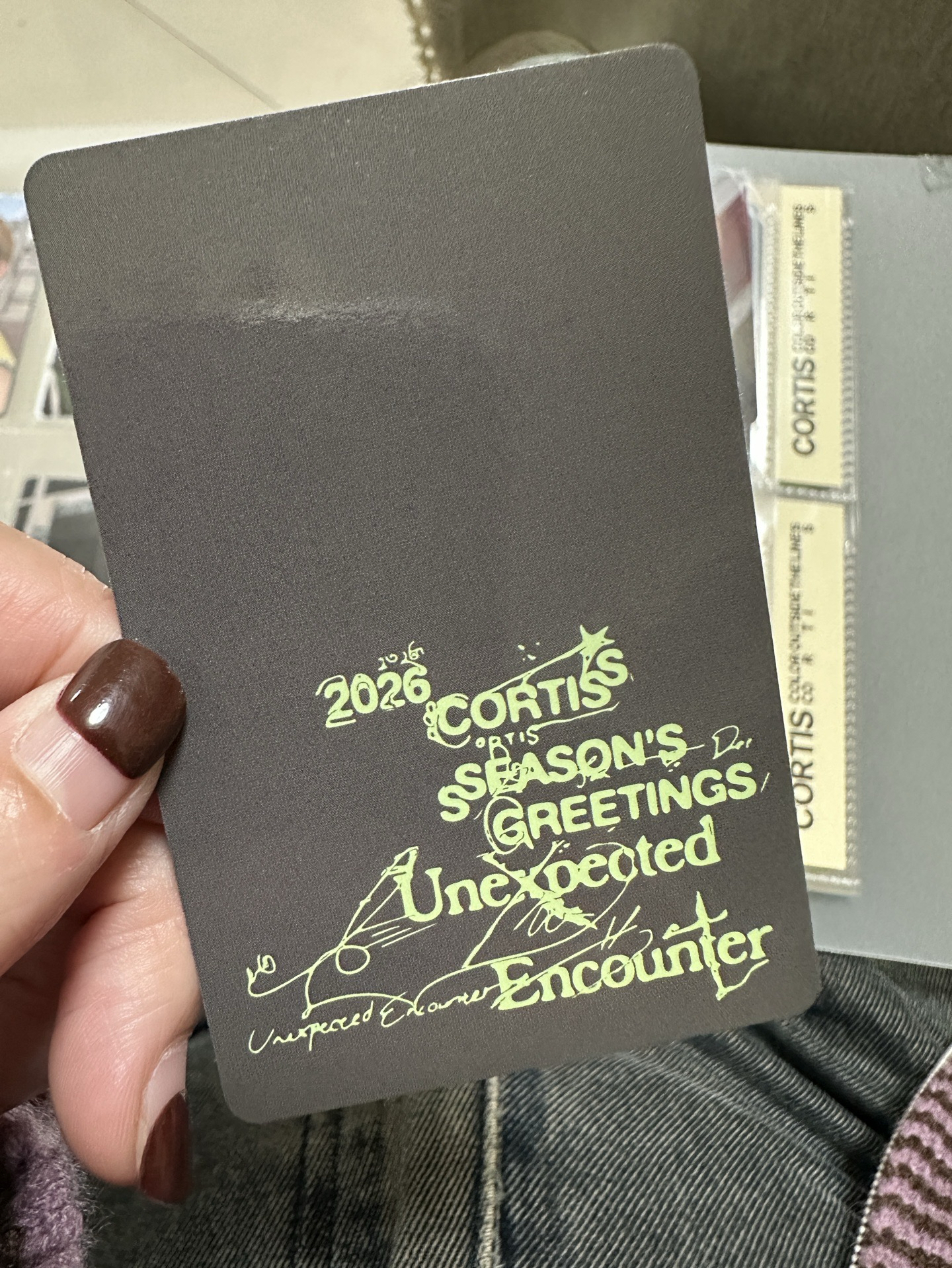 26年曆 年曆卡 手繪卡背+ 五宮格