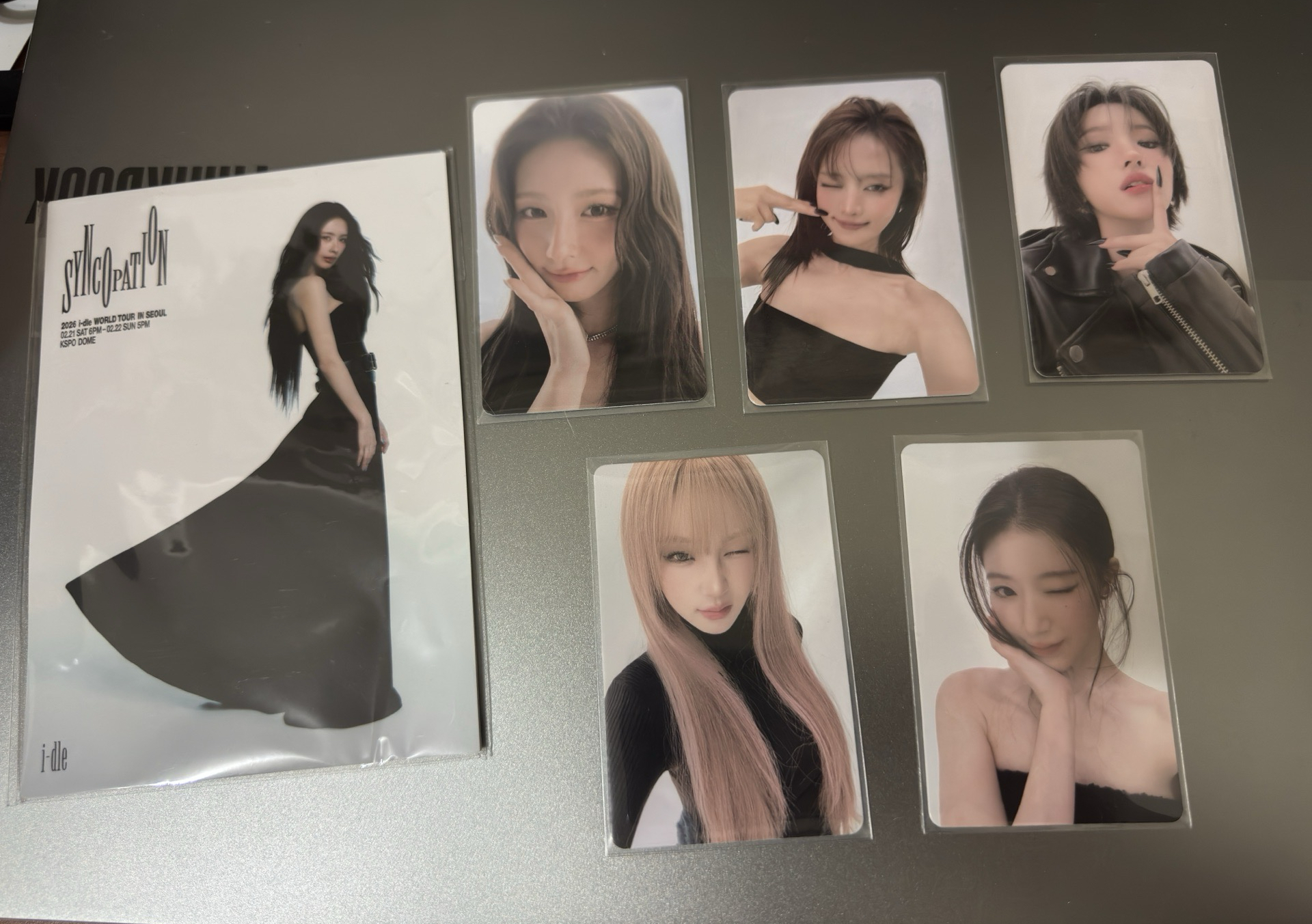 i-dle 韓國vip明信片+臺灣入場卡