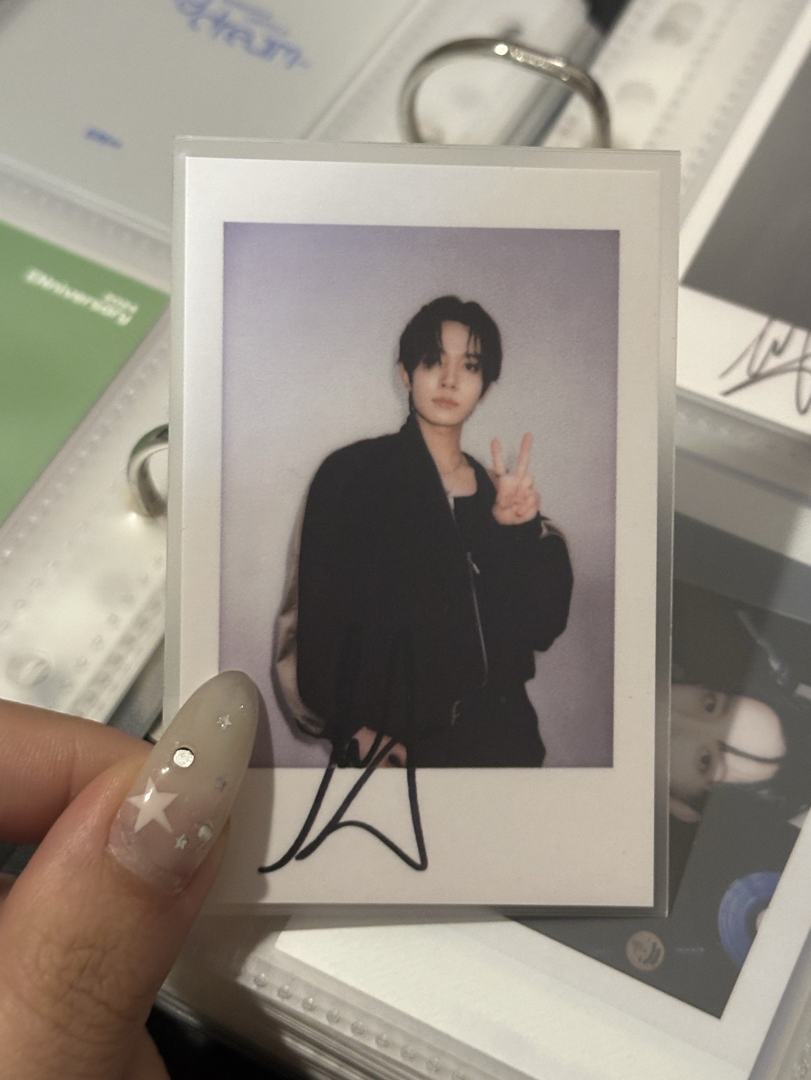 李羲承迷五 yzy 澳門復刻拍立得 簽售卡 