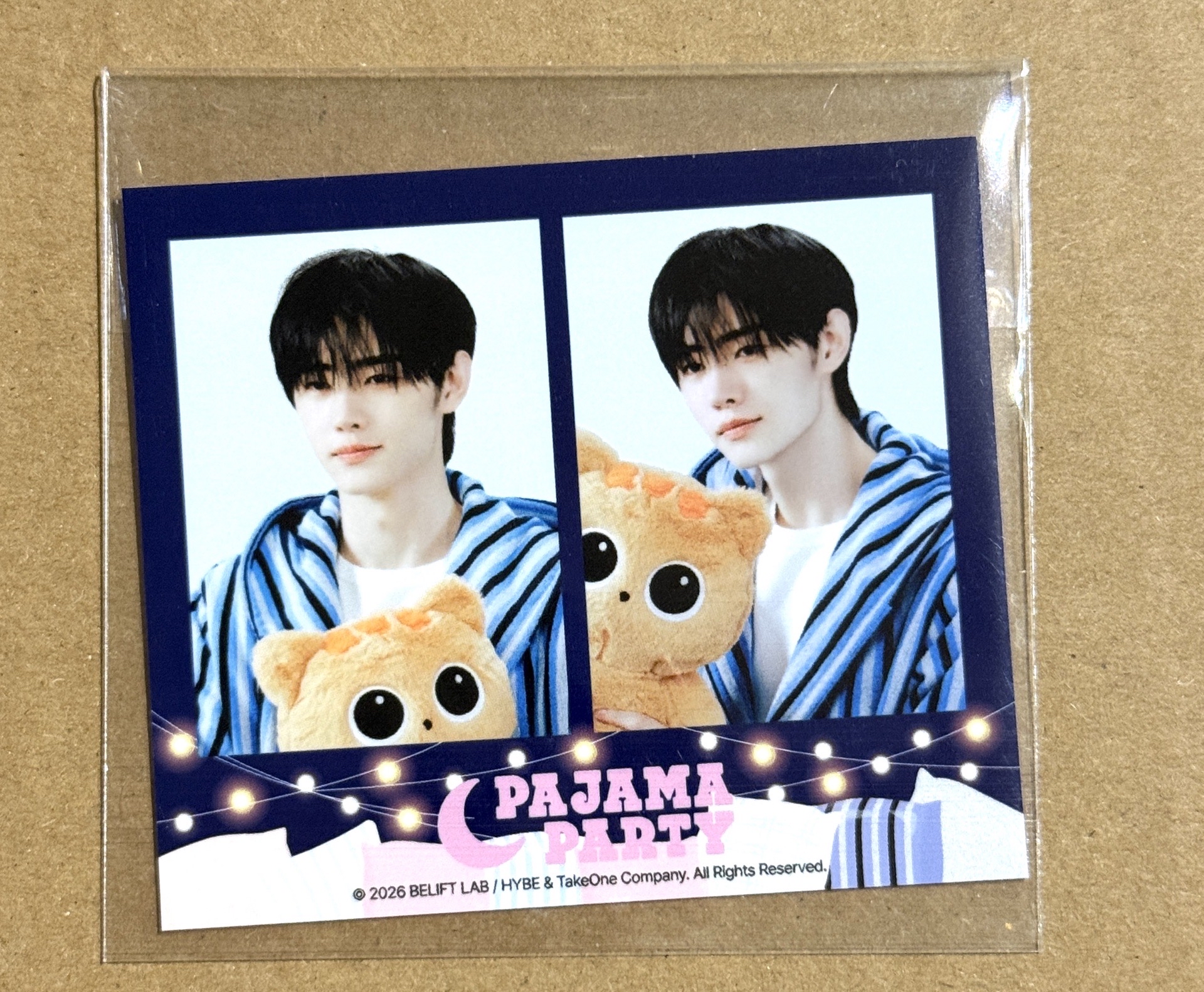 睡衣派對滿額自拍卡 倫 訓 禹