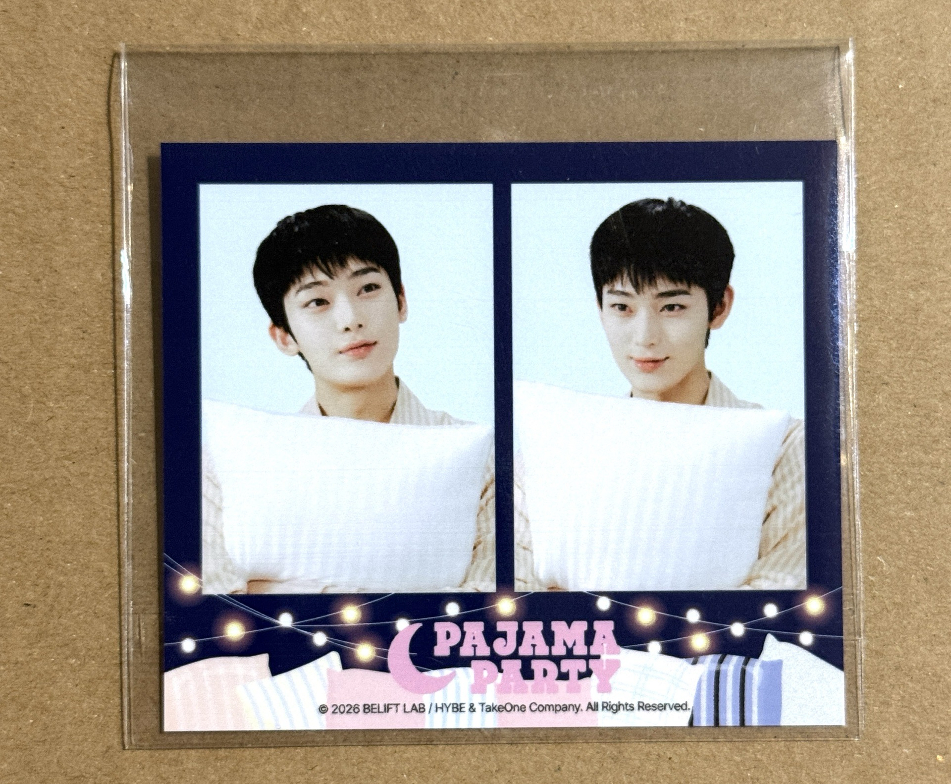 睡衣派對滿額自拍卡 倫 訓 禹