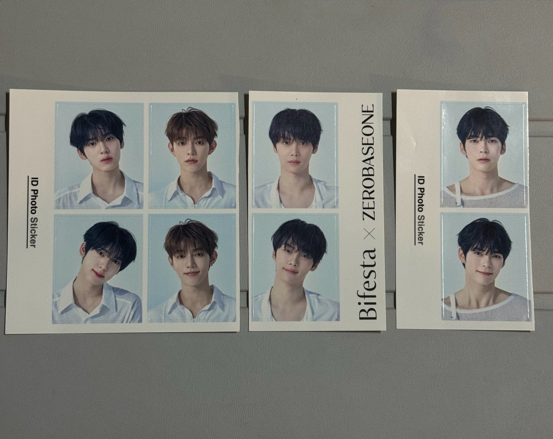 Zb1 Bifesta 證件照貼紙 彬昊奎辰