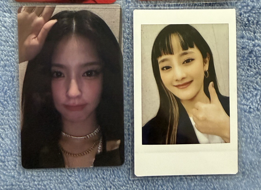 i-dle 米妮 薇娟 特典卡 直播卡 真拍