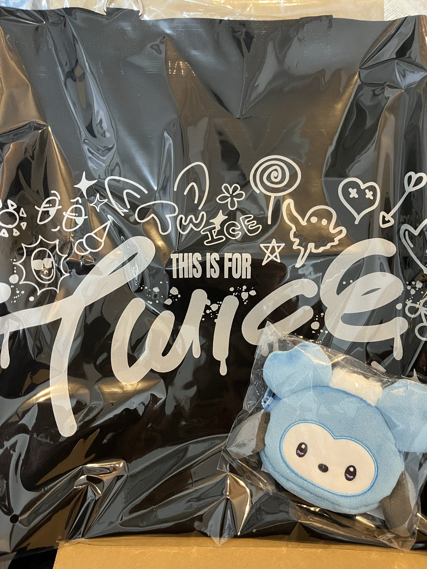 TWICE 六巡 日本場週 黑色托特包