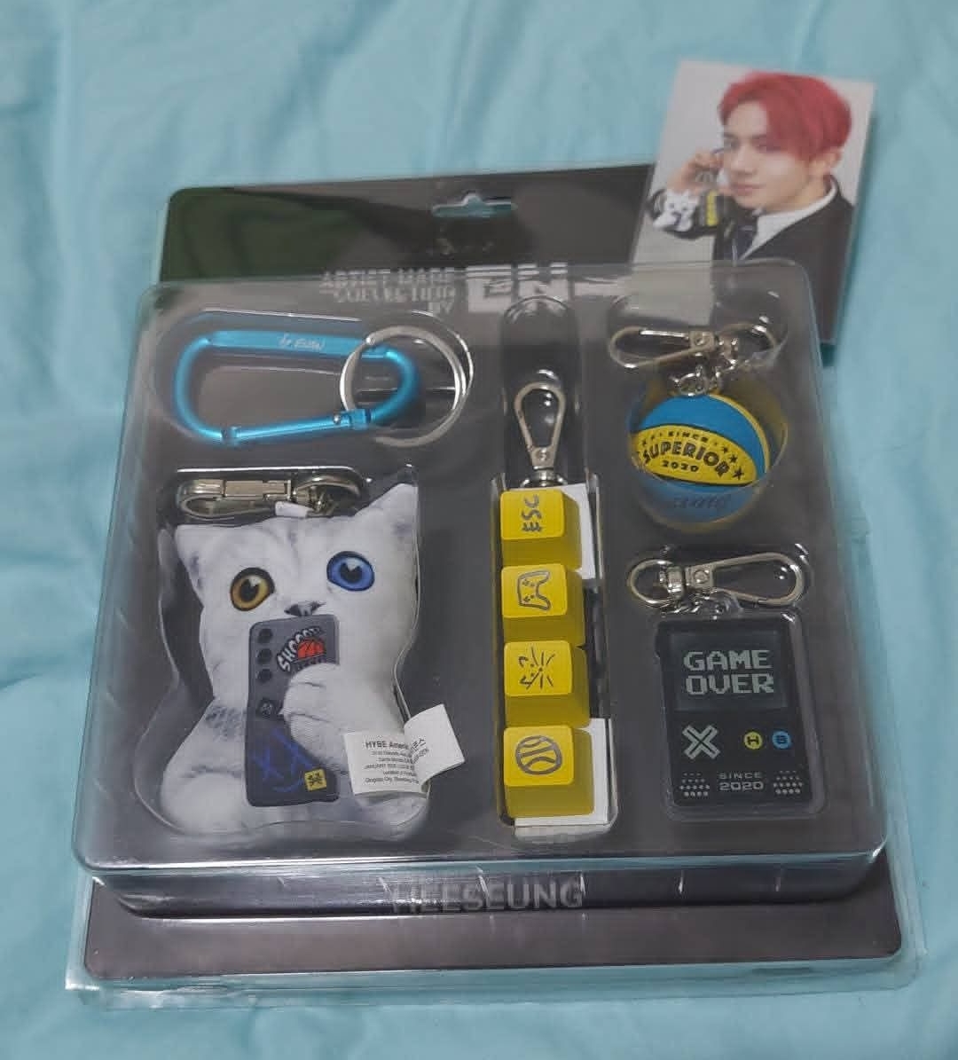 羲承AMC藍色吊飾含卡+圖二