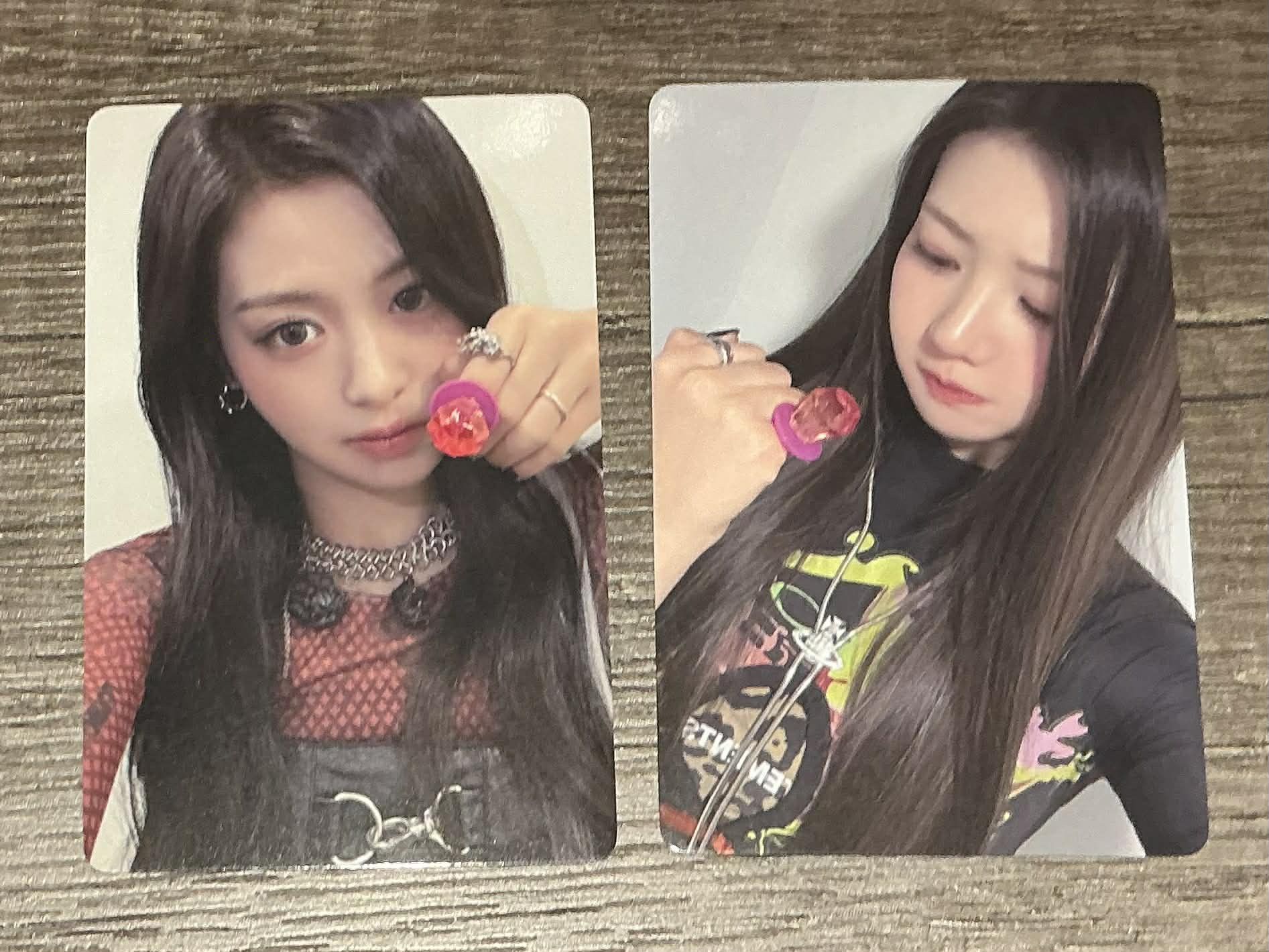 AHYEON(戒指賢） RORA（戒指茶） 玫瑰幸運卡