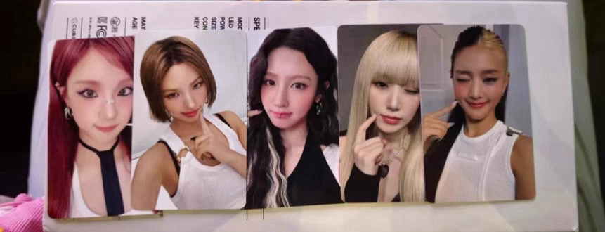 i-dle 泰國入場卡+韓國vip明信片