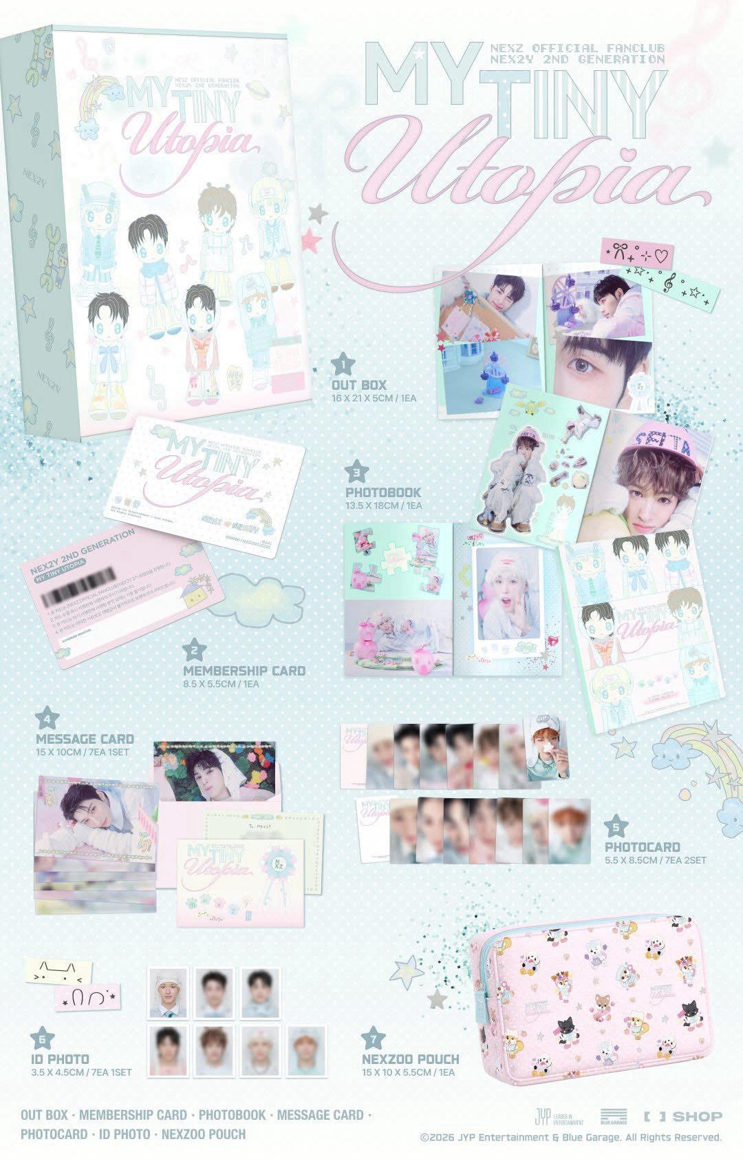 NEXZ 二期會員禮🐧🐿️單人set