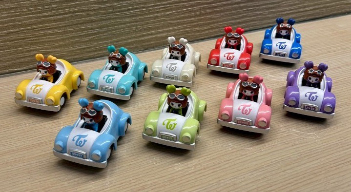 TWICE 迴力車扭蛋 一套