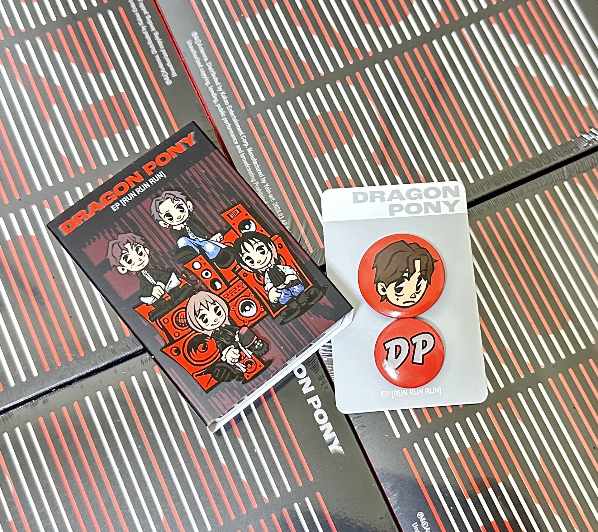  Dragon Pony ' RUN RUN RUN ' 迷你三輯 WVS通路 NEMO專