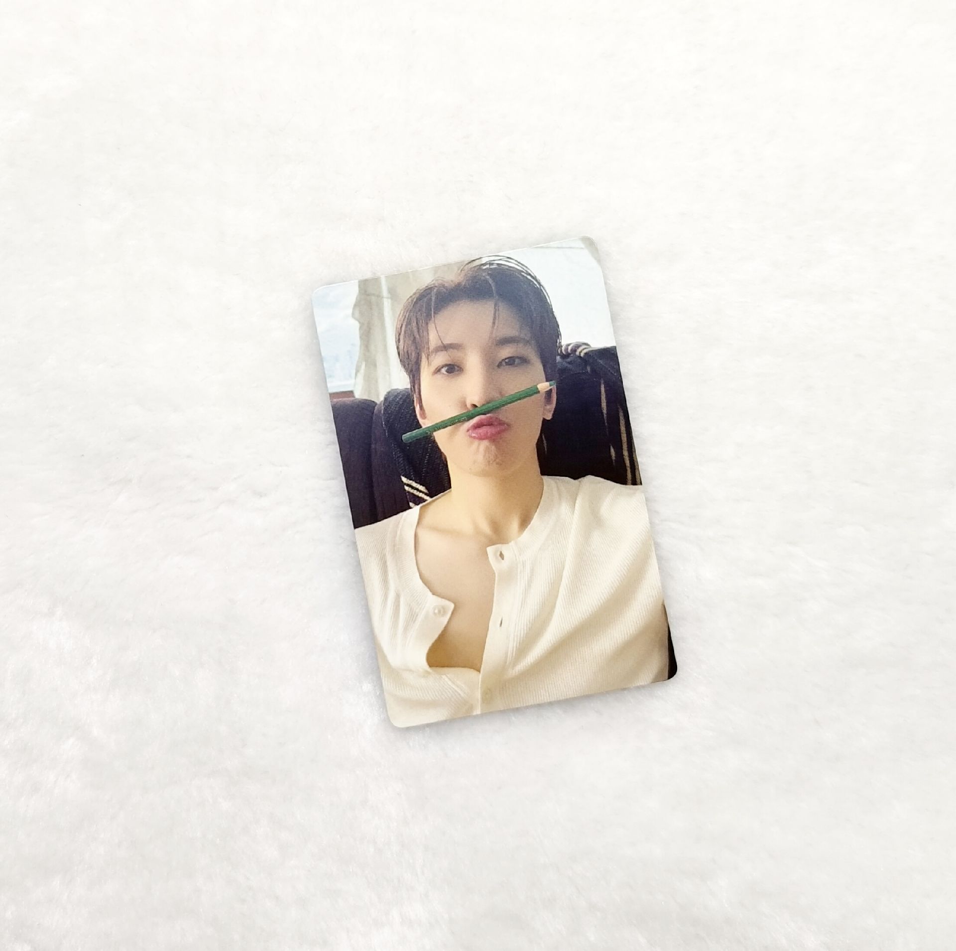 SEVENTEEN 迷12 圓佑kit專卡 鉛筆圓