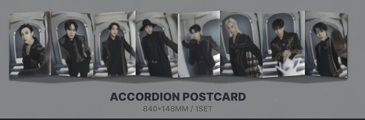 SKZ 2026日本年曆 風琴卡片